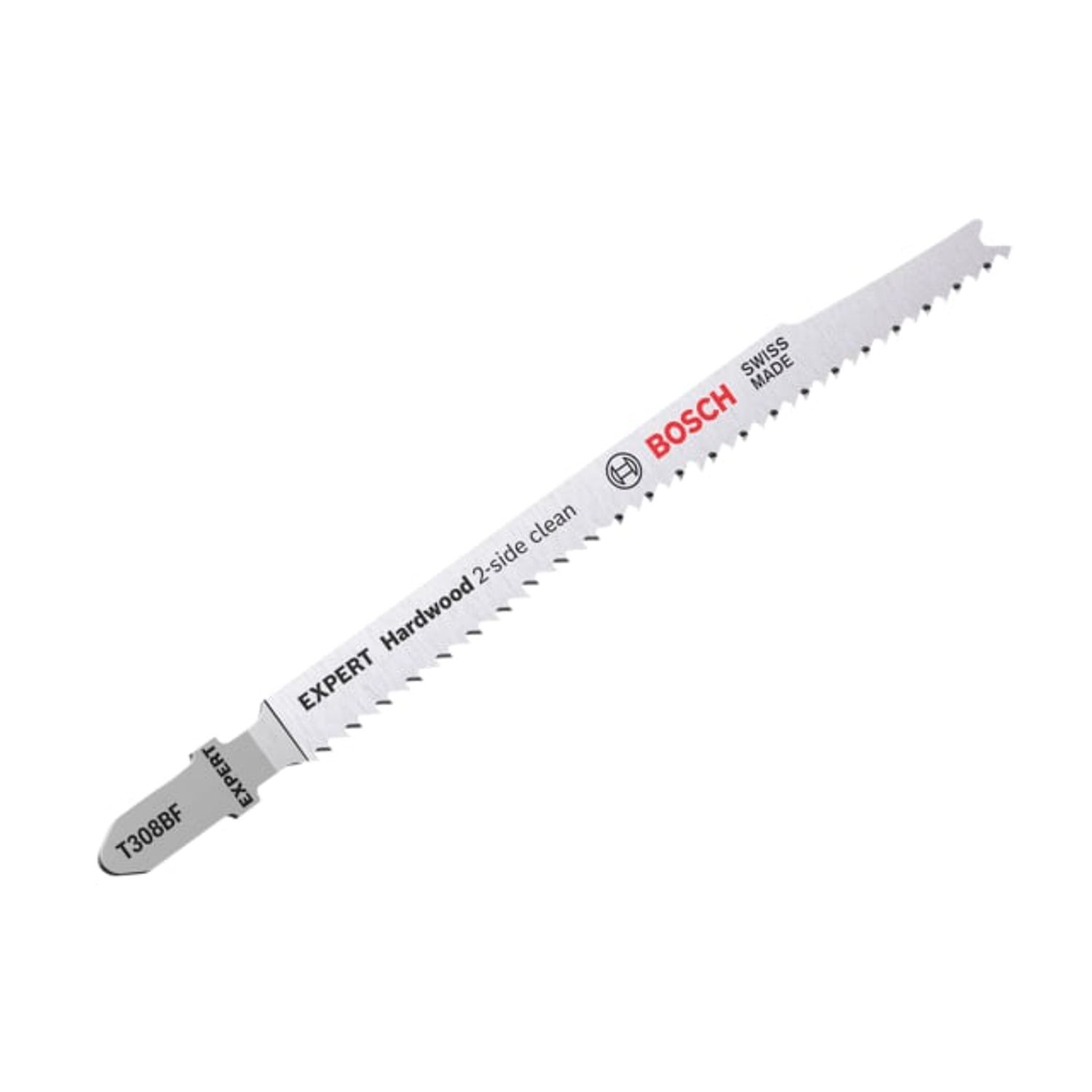 Bosch Expert Hardwood 2-side Clean T308BF Jigsaw Blade Pack of 5