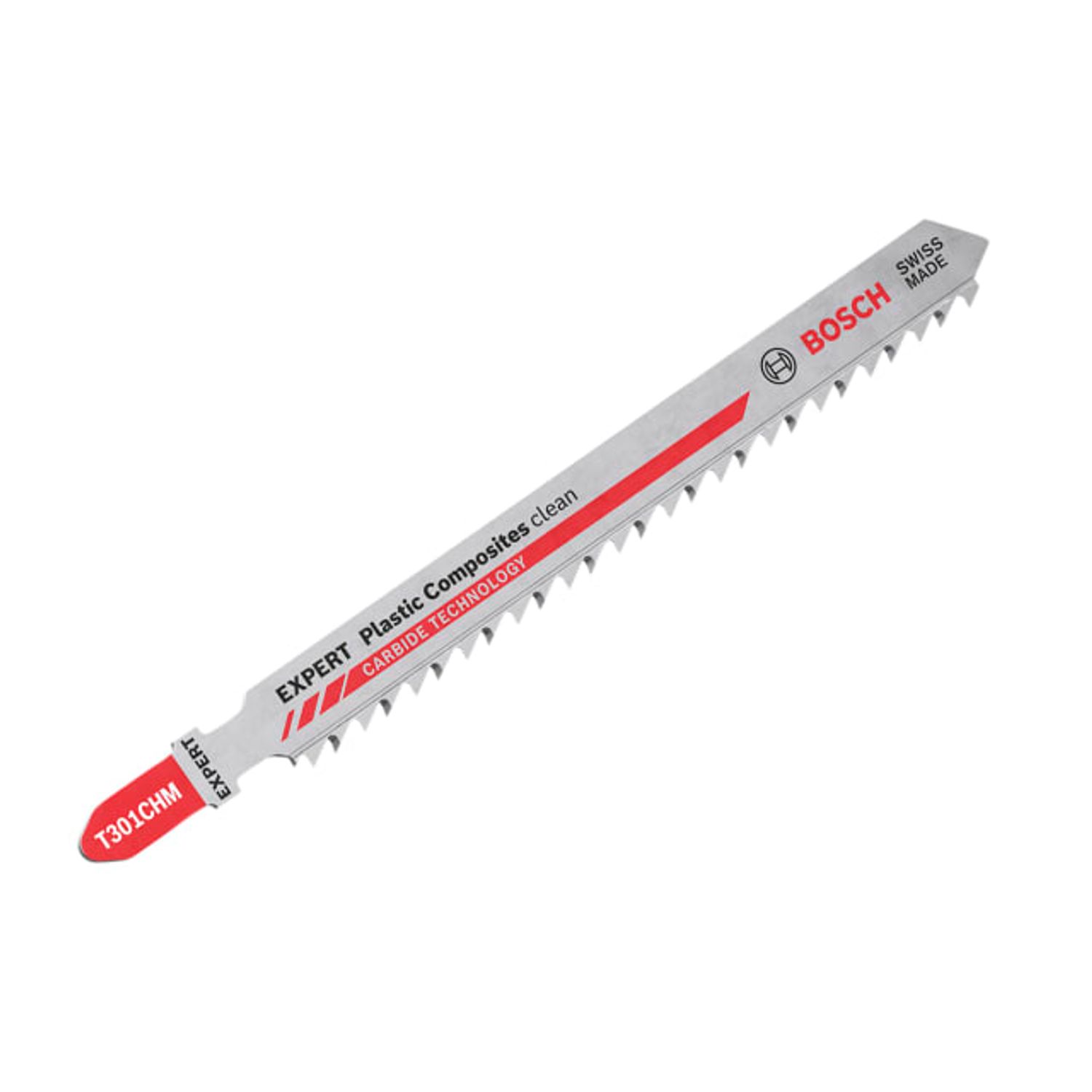 Bosch Expert Plastic Composites Clean T301CHM Jigsaw Blade 117mm Pack of 3