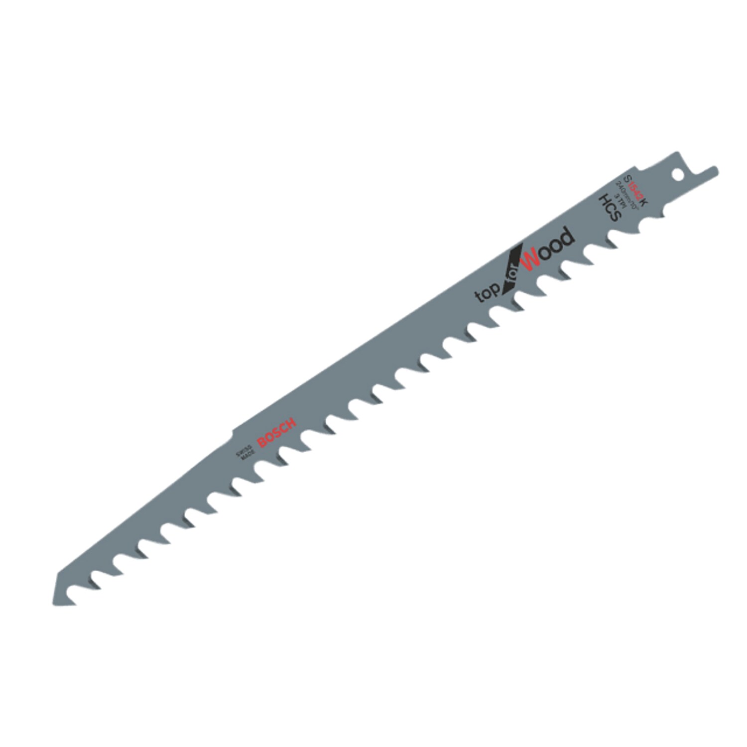 Bosch S 1542 K Top for Wood Reciprocating Saw Blade 240mm 3 TPI Pack of 5