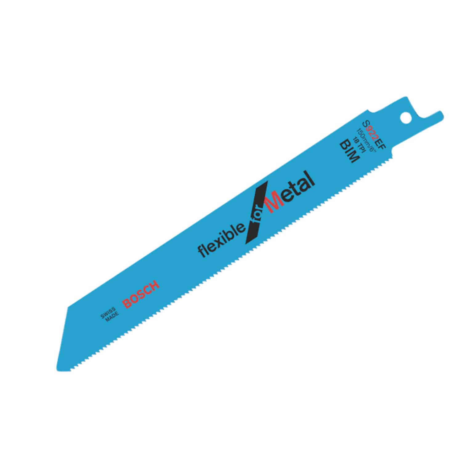 Bosch S 922 EF Flexible for Metal Reciprocating Saw Blade 150mm 18 TPI Pack of 1