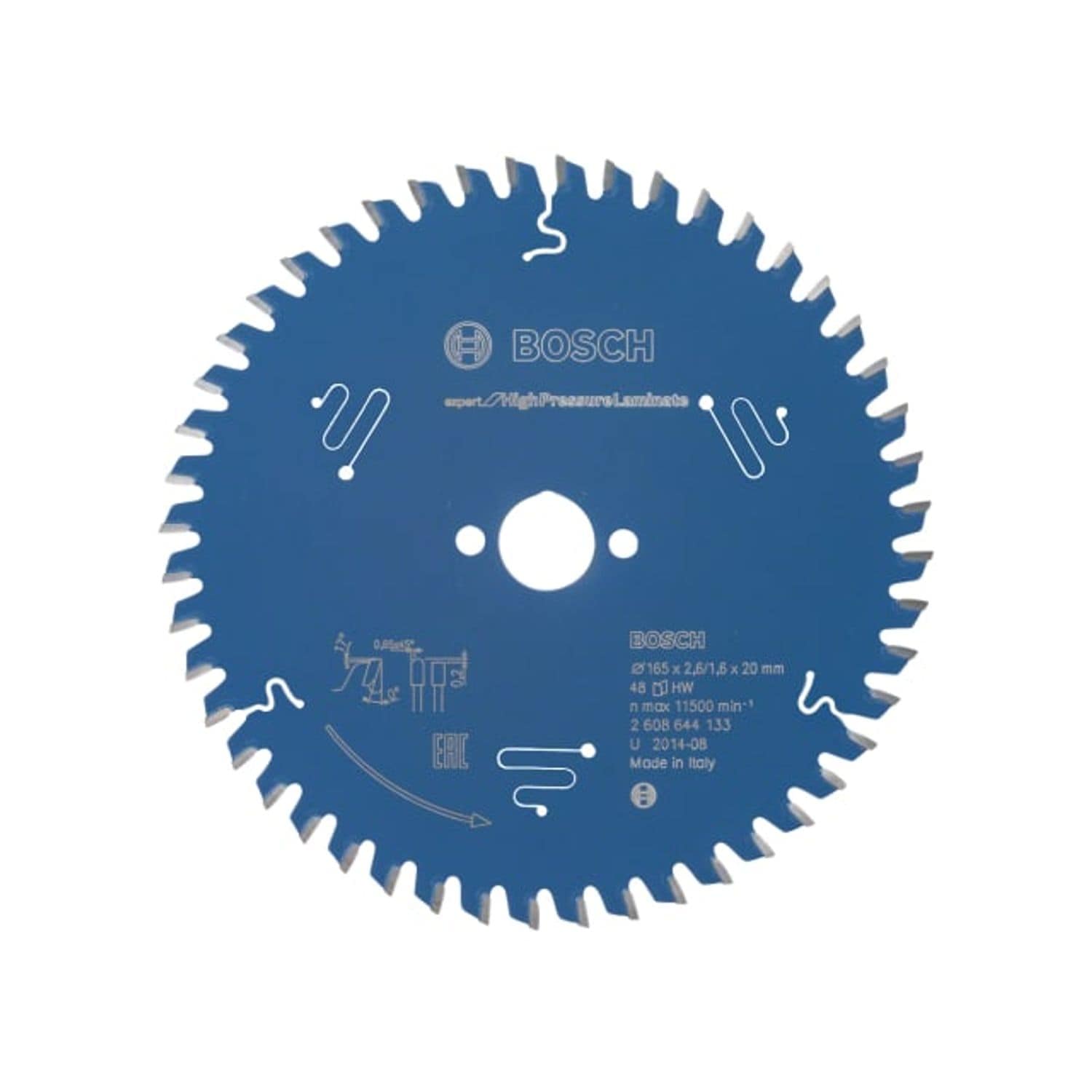 Bosch Expert for High-Pressure Laminate Circular Saw Blade 165 x 20mm x 48T