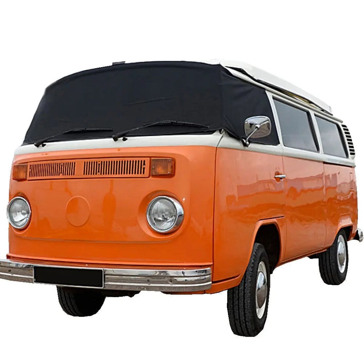 UK Custom Covers VW Transporter T2 (1949-1979) Tailored Screen Wrap - Black 116