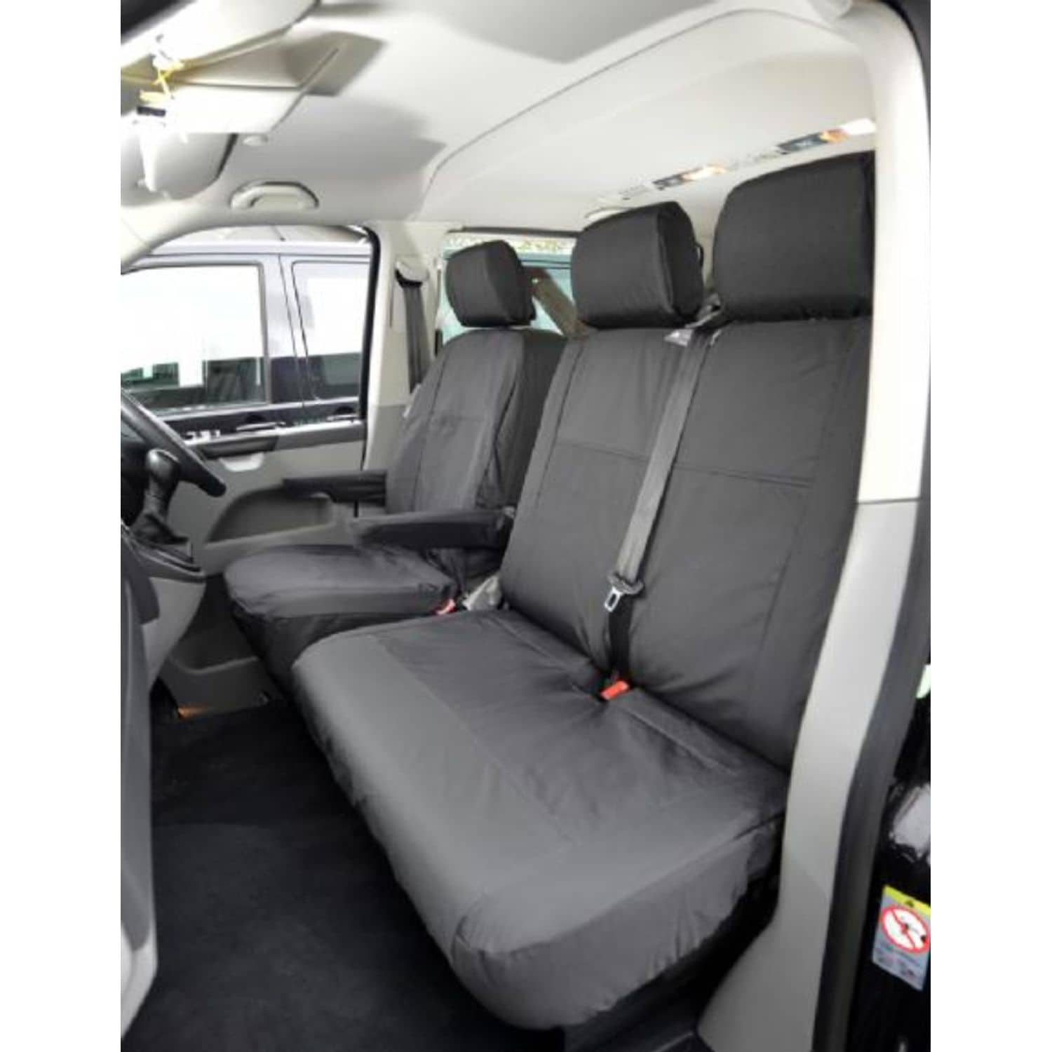 Auto Choice Custom Fit Heavy Duty Nylon Seat Covers - VW Transporter- you get 10
