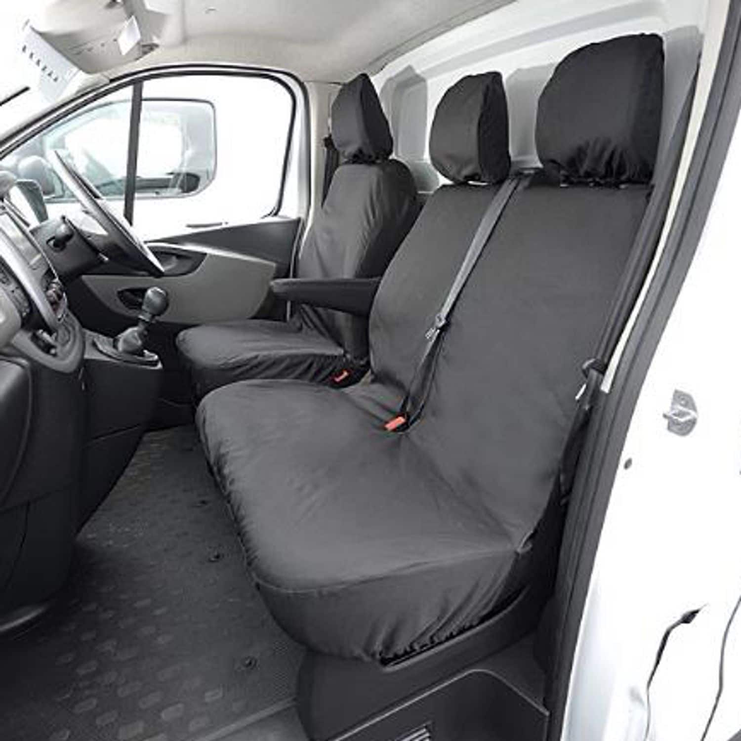Auto Choice Custom Fit Heavy Duty PVC Leatherette Seat Covers - Niss- you get 10