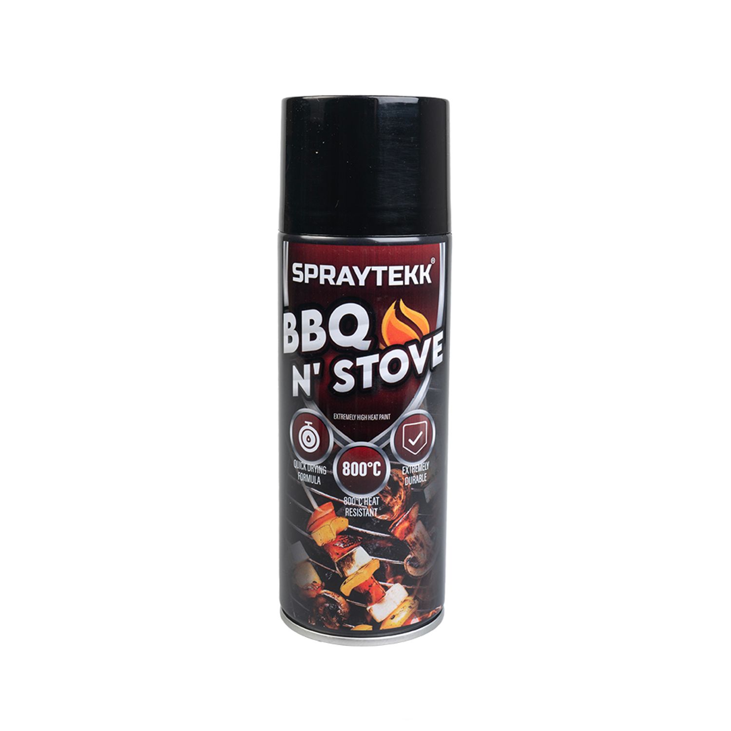 Spraytekk Bbq & Stove - Black - 400ml (Single Pack)- you get 36