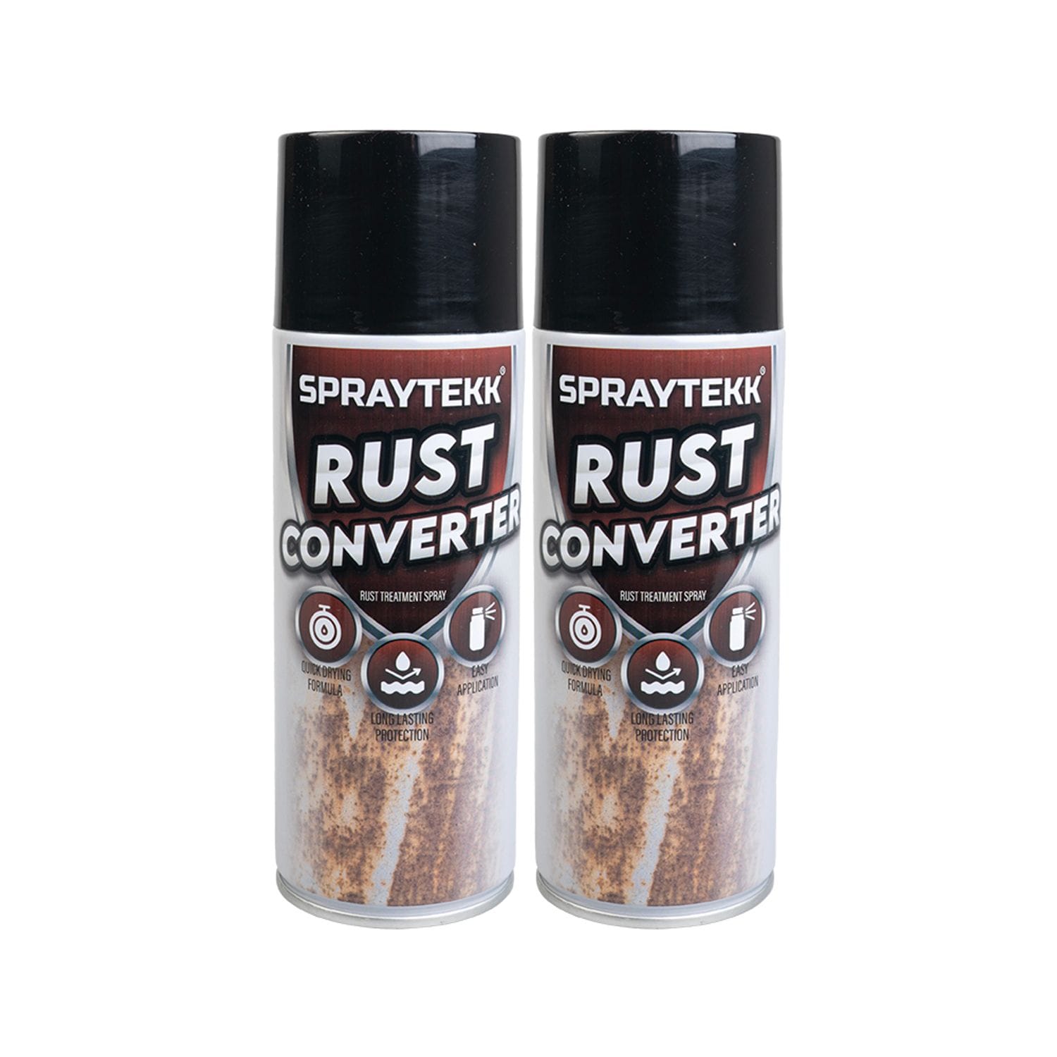 Spraytekk Rust Converter - 400ml (Double Pack)- you get 18