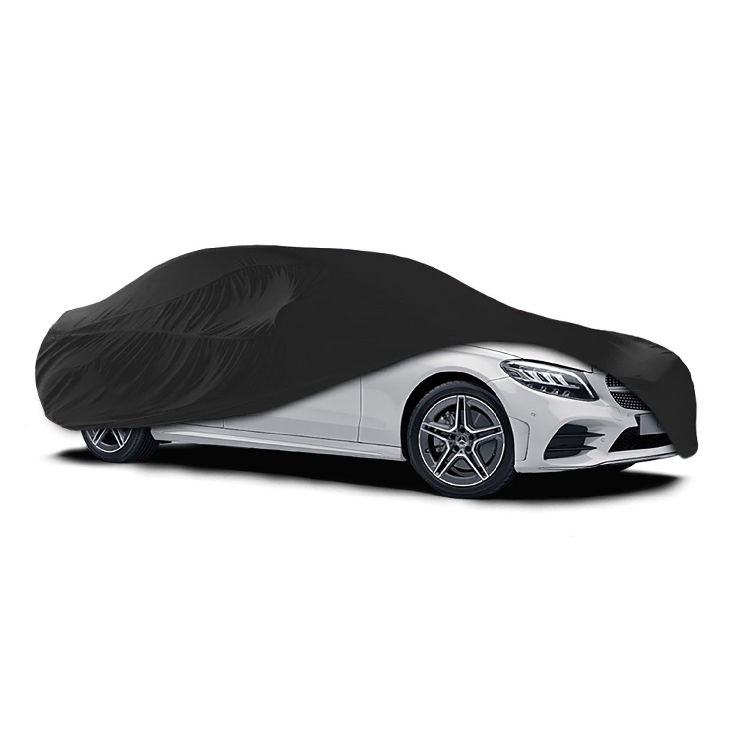 Xtreme Auto Auto Choice Large Black Indoor Car Cover- you get 7