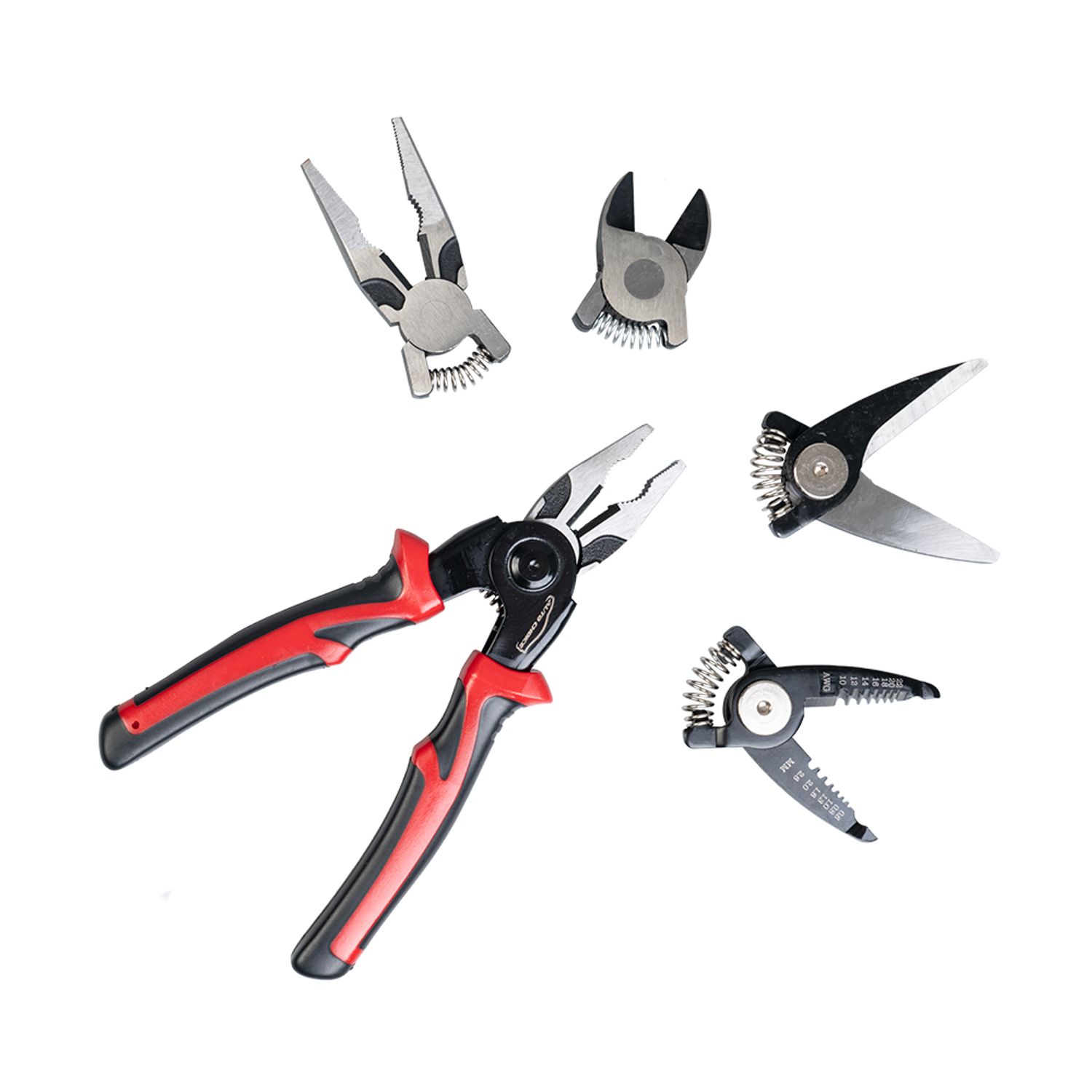 Auto Choice 5 in 1 Plier Kit - Interchangeable Heads - PMTKRH4- you get 20