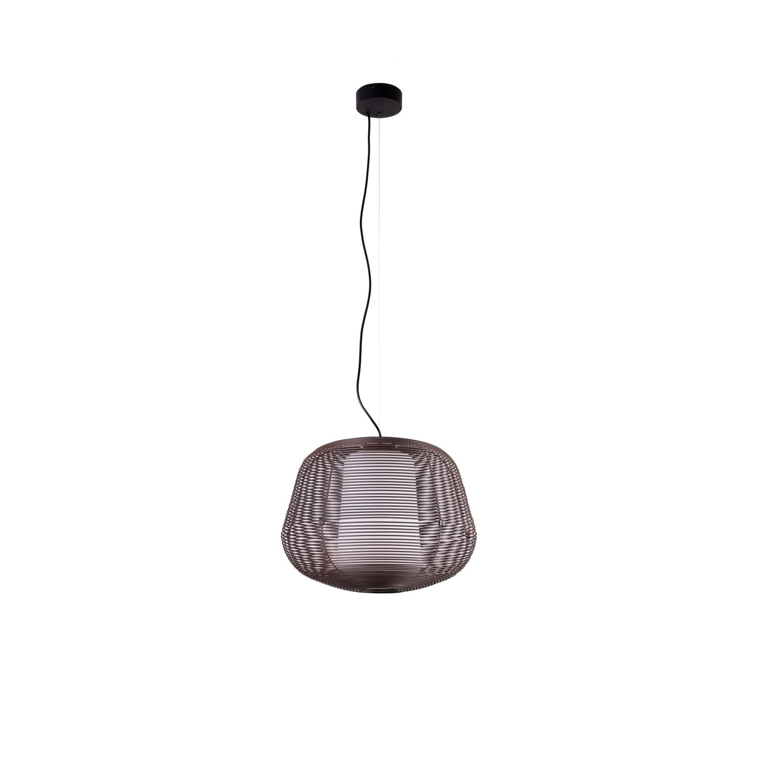 Faro Lighting Nara Outdoor Pendant Ceiling Light Rust Brown IP65