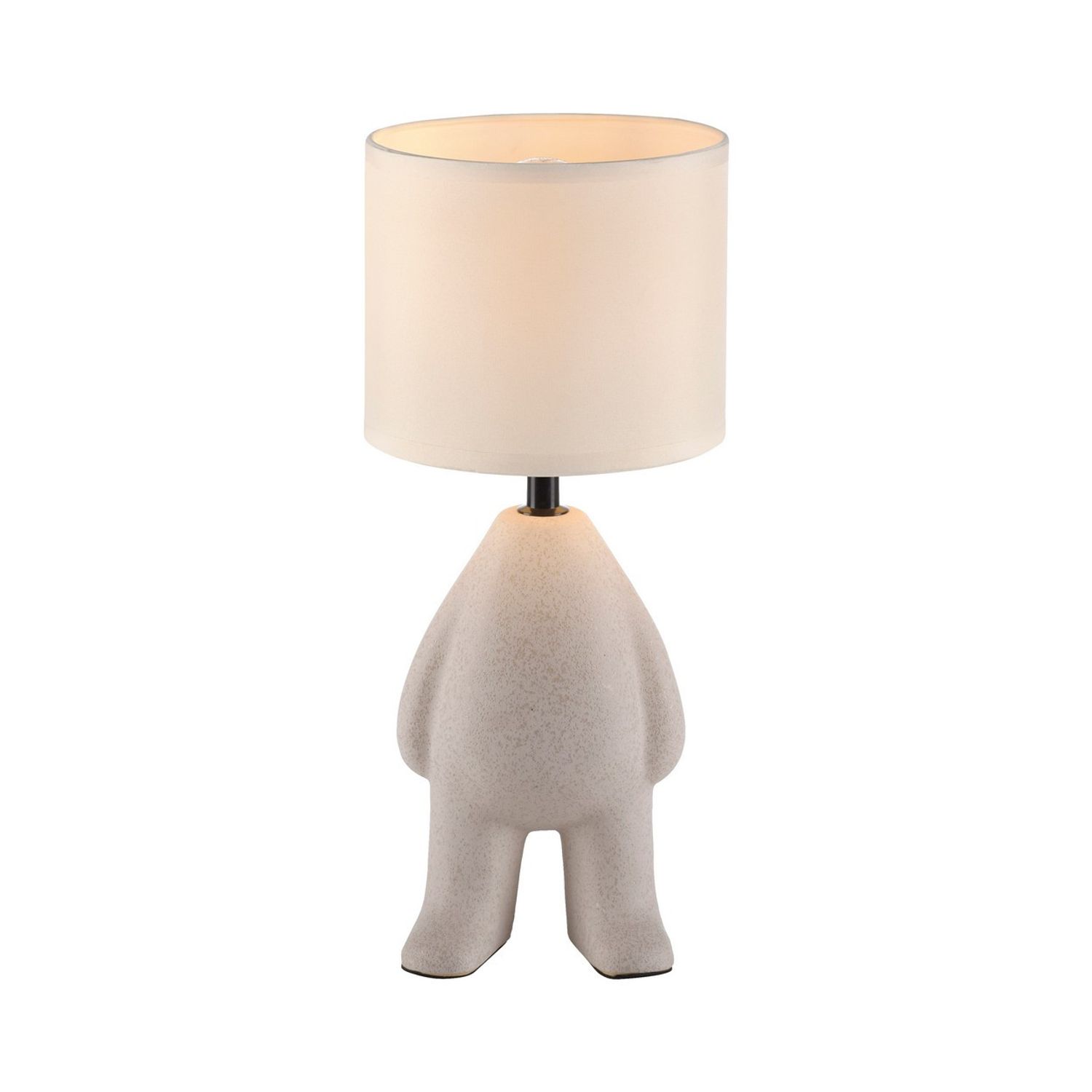 SPRING LIGHTING Ted Stand Table Lamp with Round Shade Sand