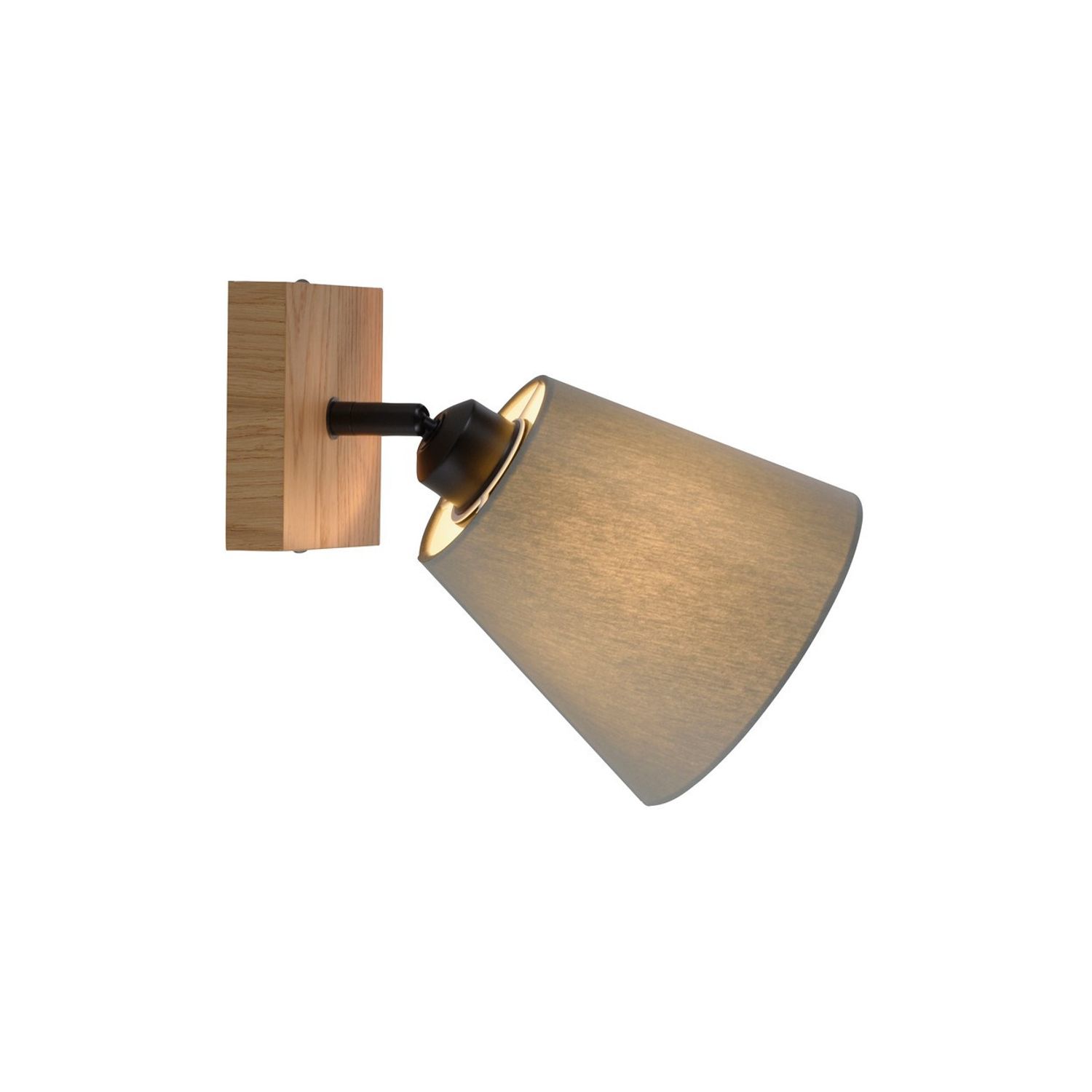 SPRING LIGHTING Green Mich Single Spot Light Natural Wood