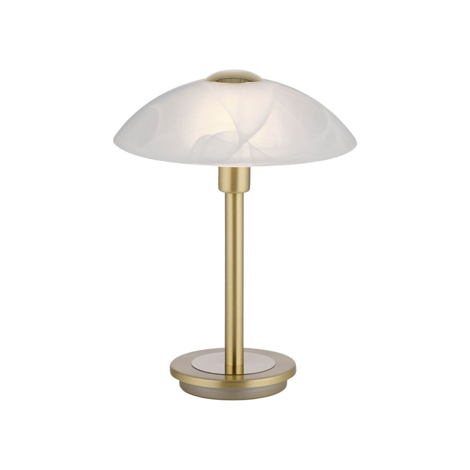 Paul Neuhaus Lighting Enova Glass Table Lamp Matt Brass 1x G9 Dimmable