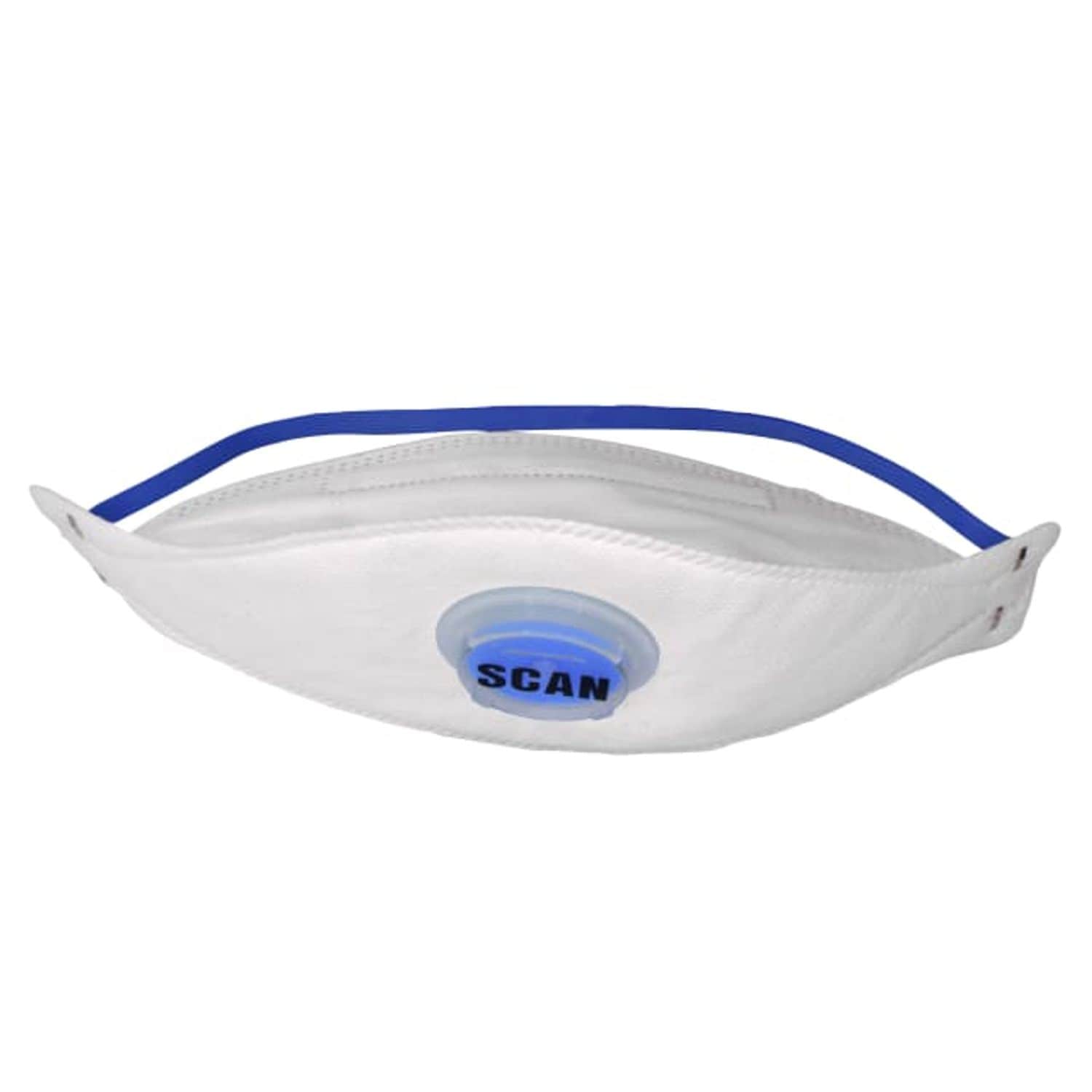 Scan Tri Fold Valved Disposable Mask FFP2 Pack of 3