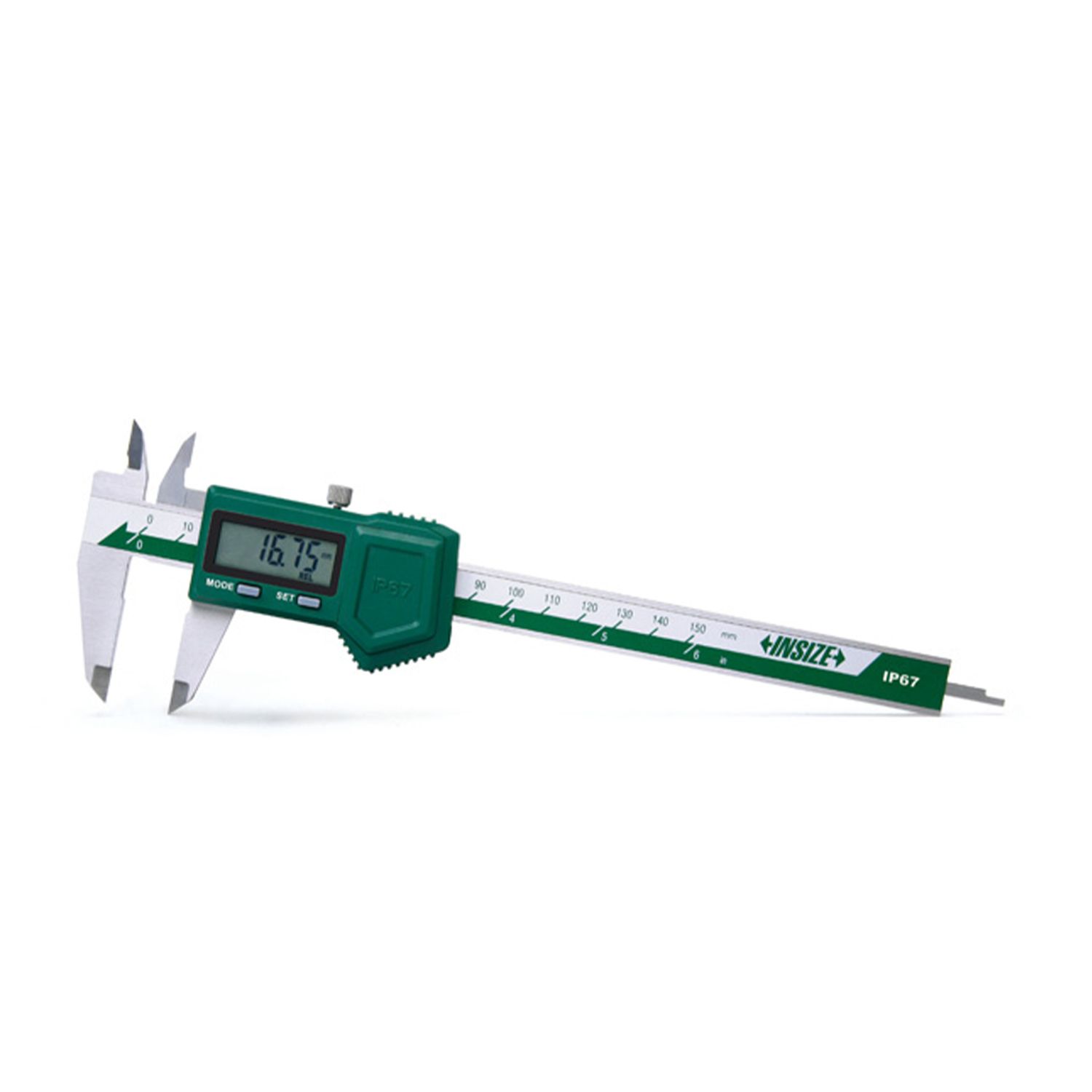 Insize 0-300mm/0-12in IP67 Waterproof Digital Caliper without Thumb Roller - 111