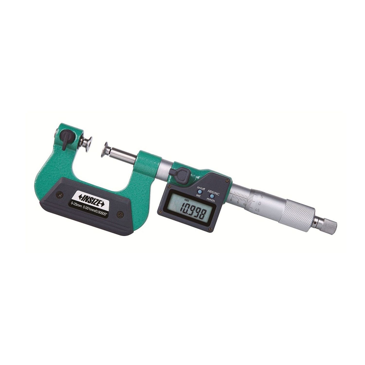 Insize 0-25mm/0-1inDigital Universal Micrometer - 3580 Series
