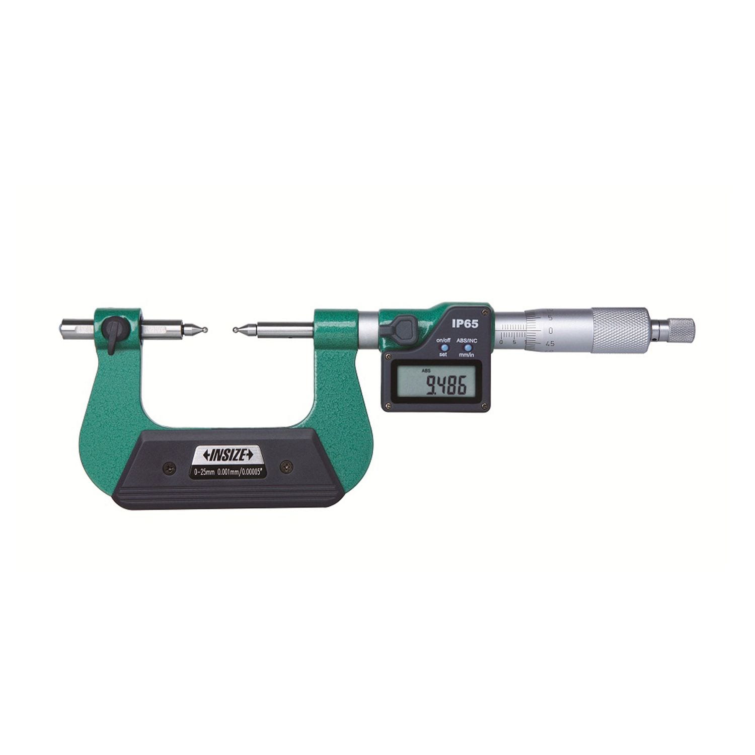 Insize 50-75mm Digital Gear Tooth Micrometer - 3591 Series