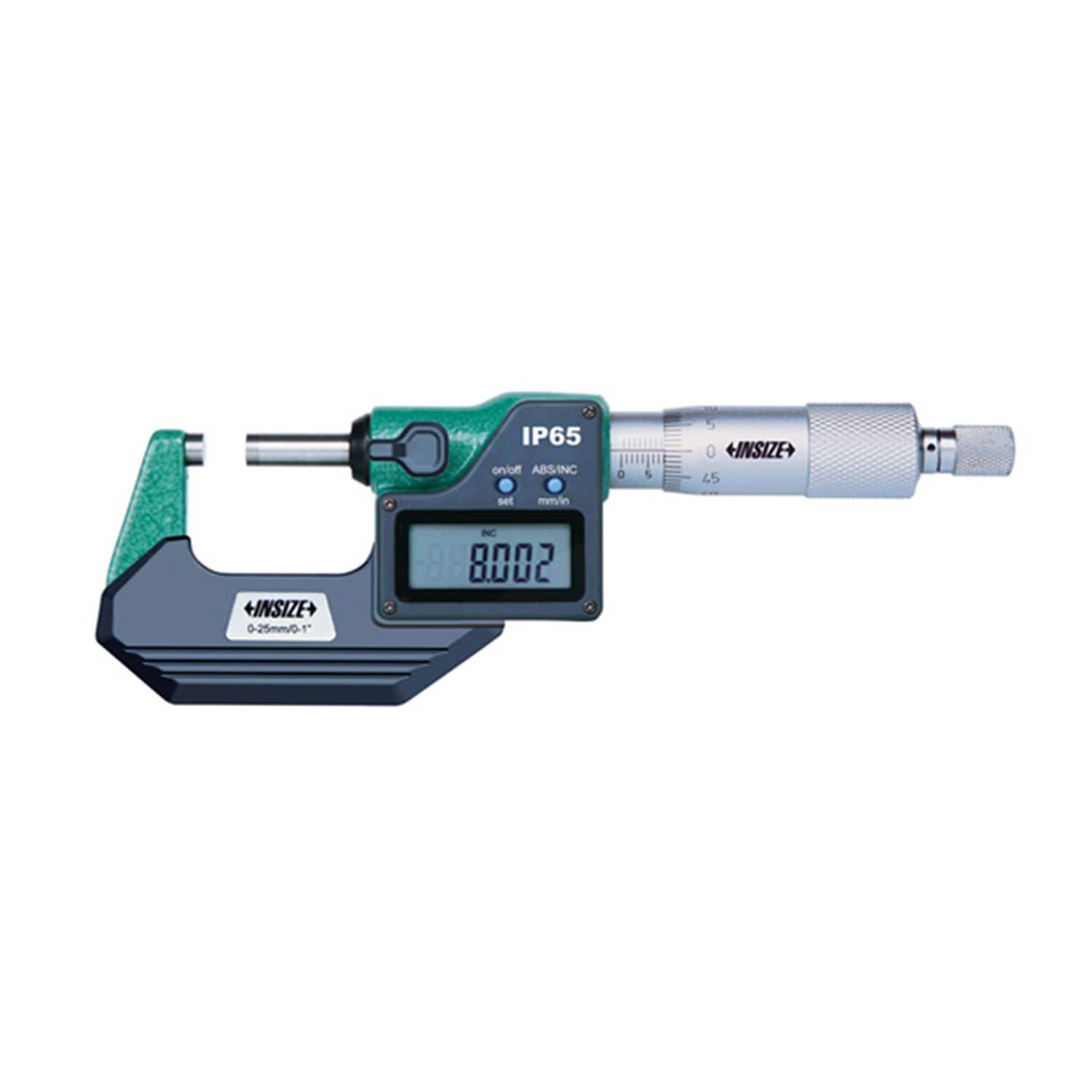 Insize 75-100mm 3-4in IP65 Digital Outside Micrometer - 3101 Series