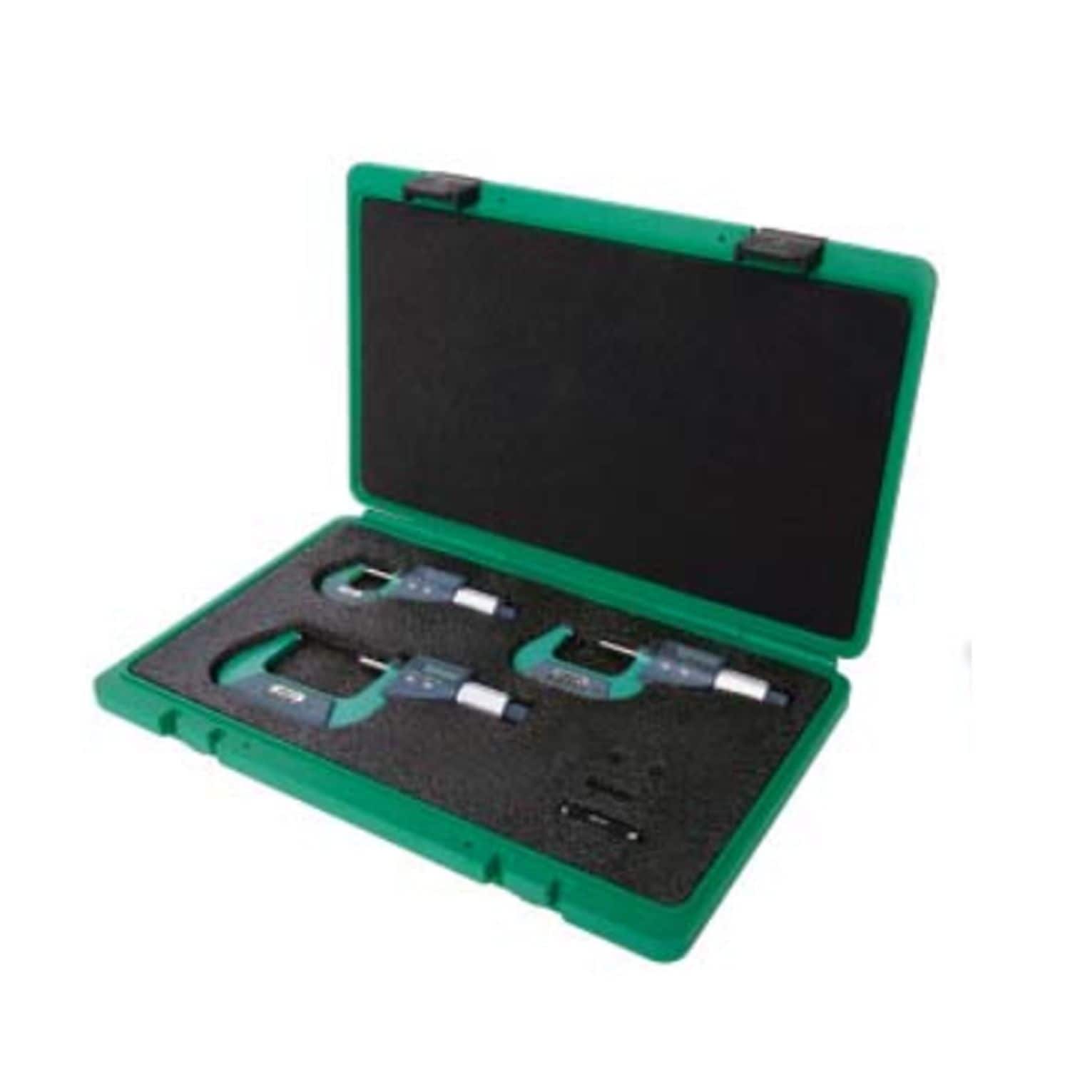 Insize 0-150mm Digital Outside Micrometer Set - 3109 Series