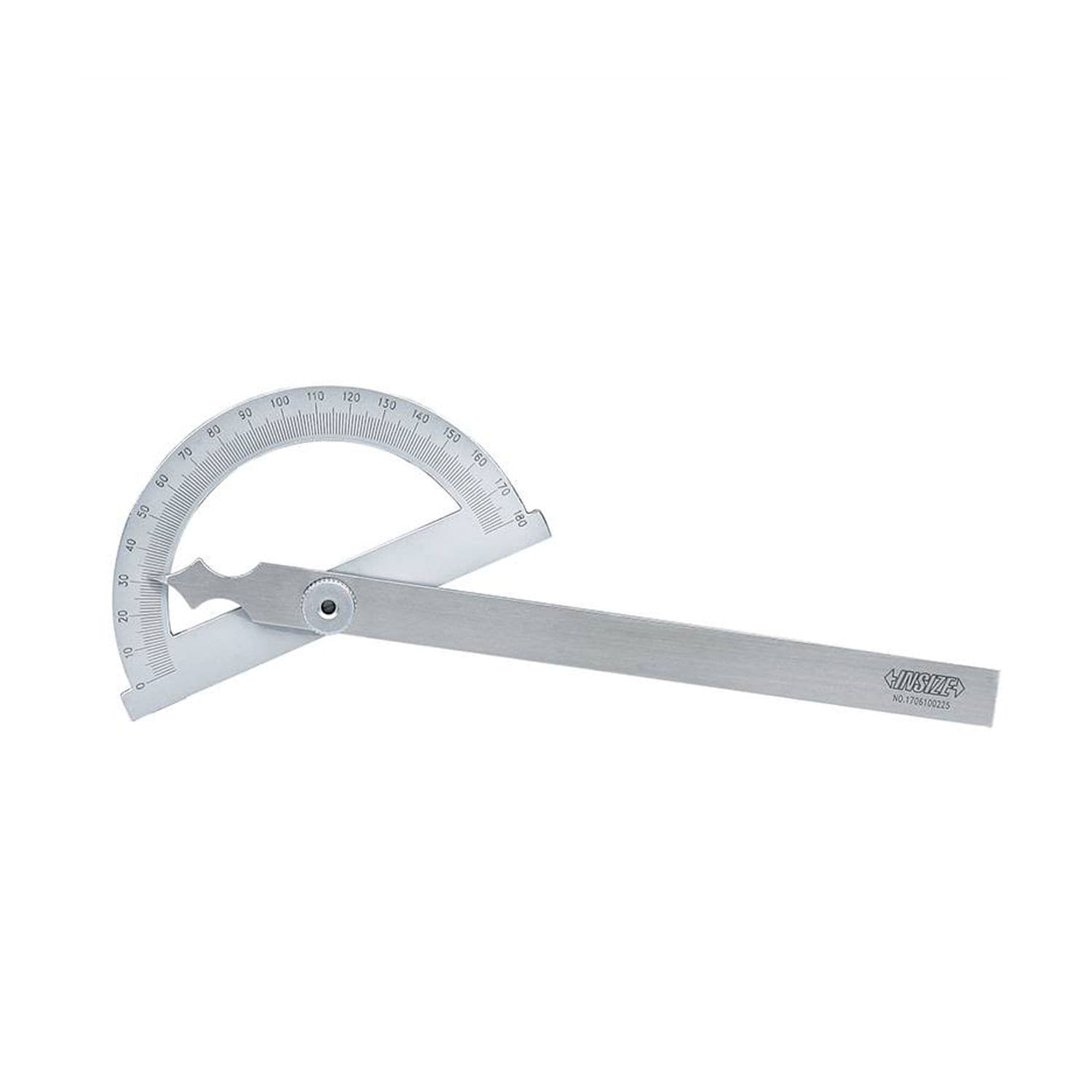 Insize 150x200mm 0-180 Degree Protractor - 4799 Series