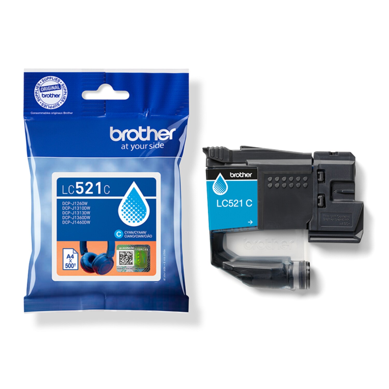 Brother Cyan Ink Cartridge - LC521C