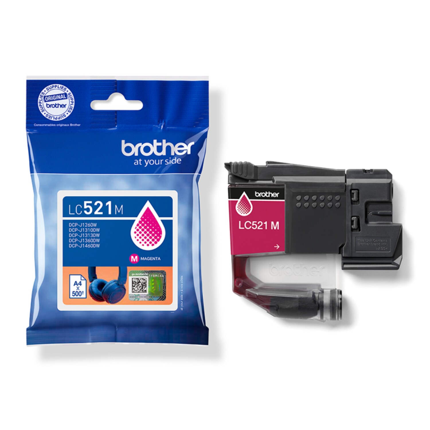 Brother Magenta Ink Cartridge - LC521M