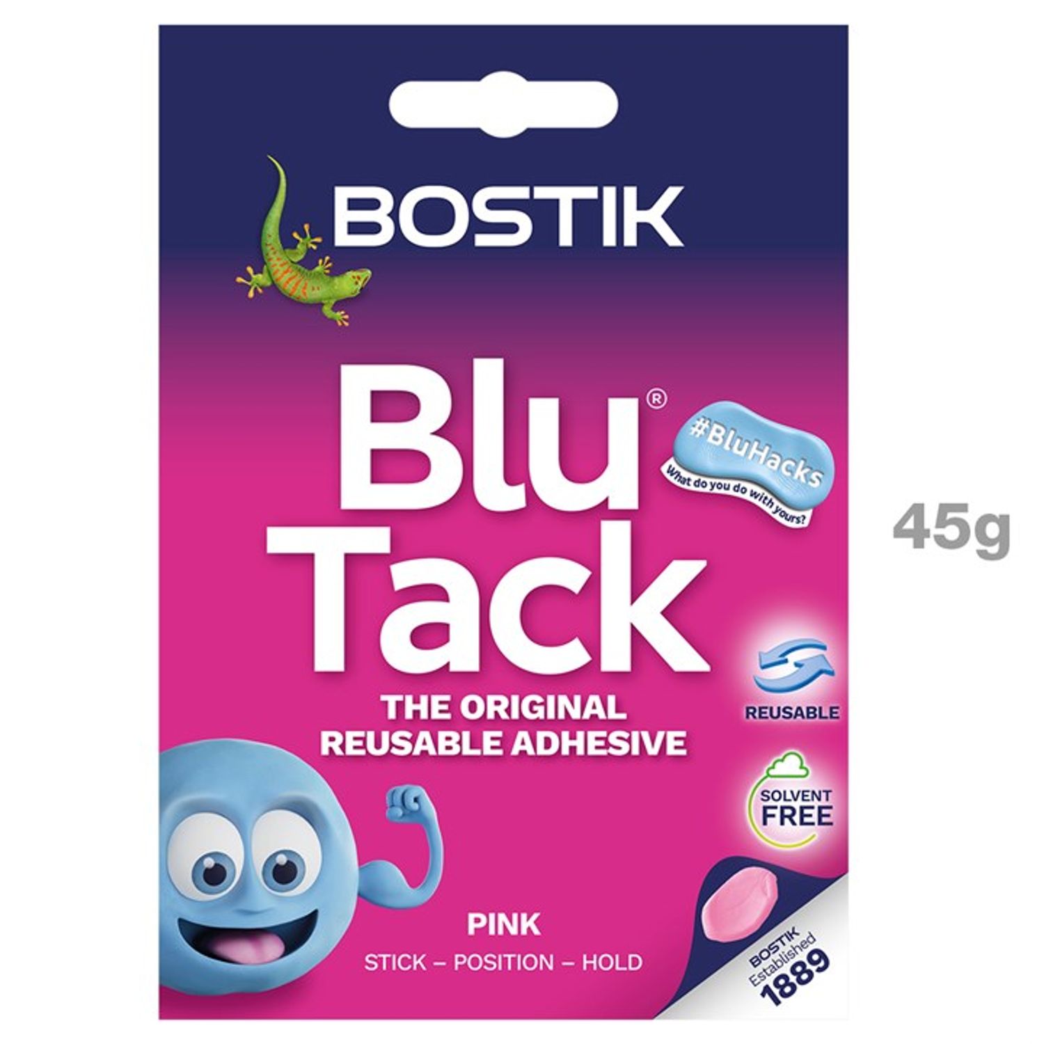 Amtech Bostik Blu-Tack Handy Pink