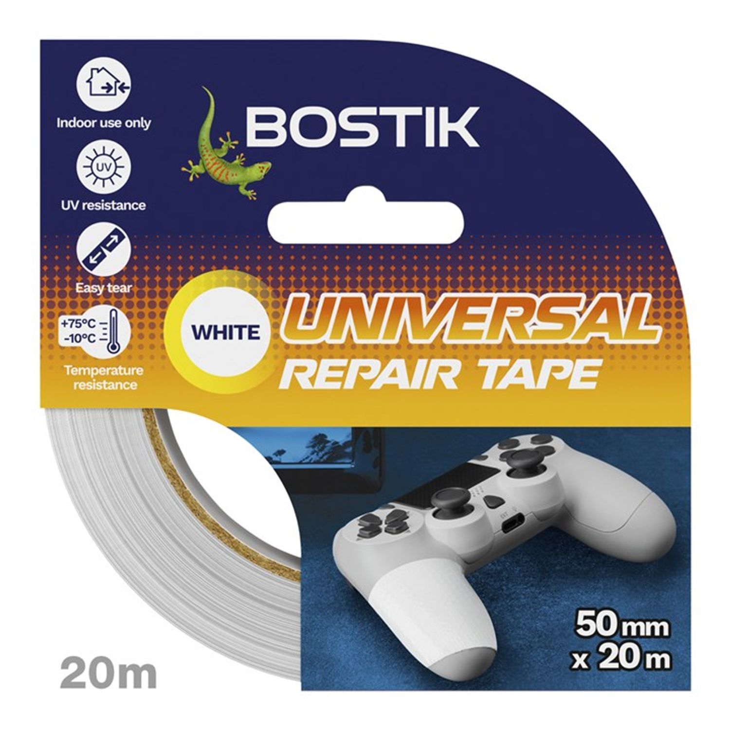 Amtech Bostik Repair Universal Tape White 20m