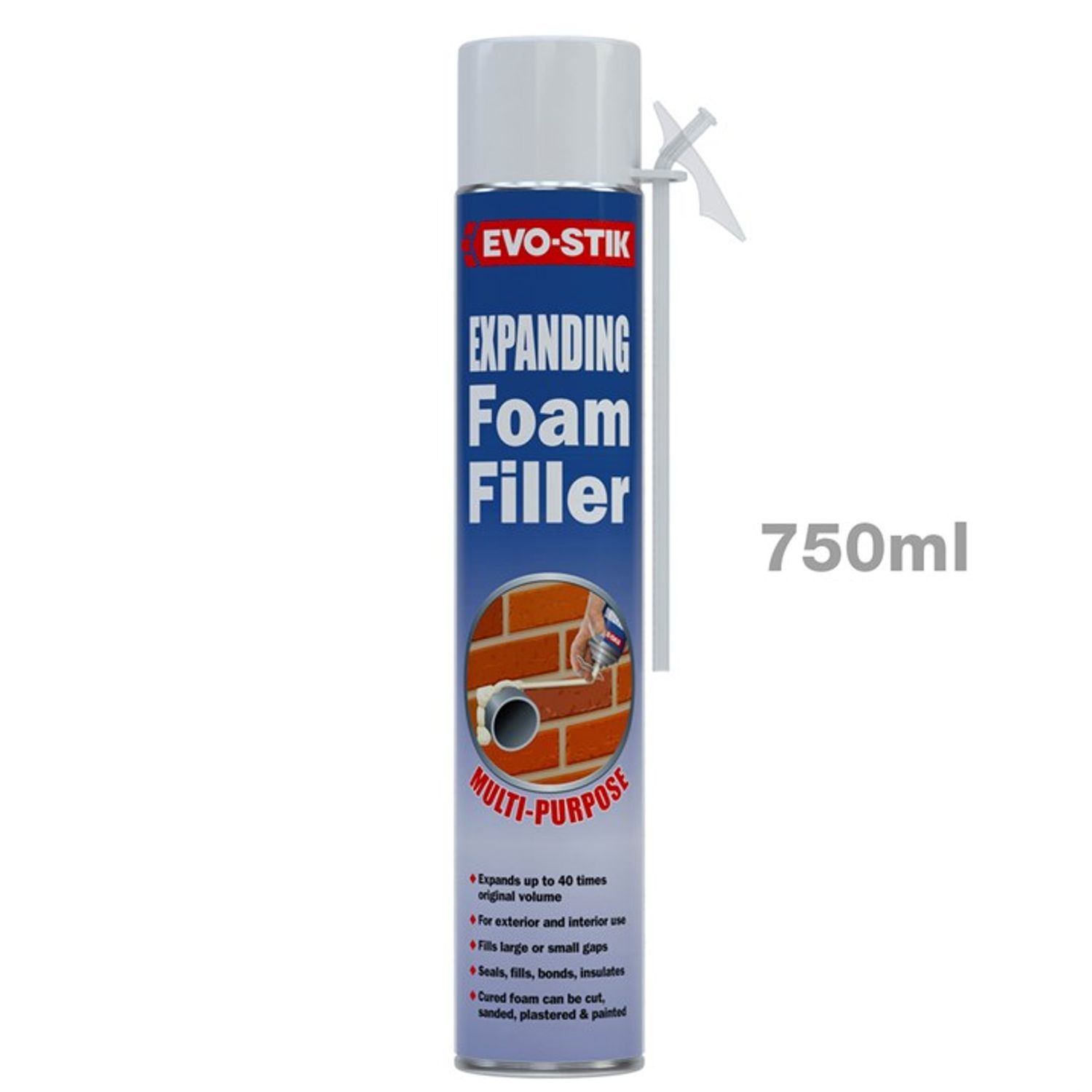 Amtech Evo-Stik Hand-Held Expanding Polyurethane Foam Filler B3 750ml