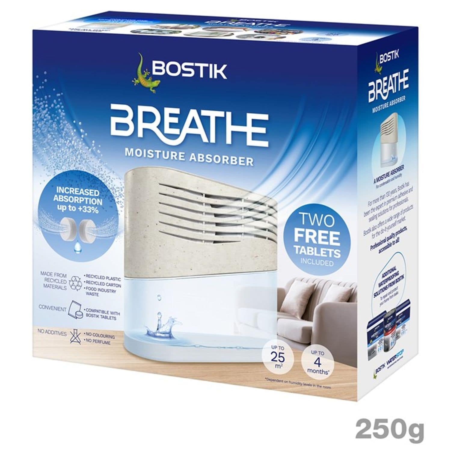 Amtech Bostik 'Breathe' Dehumidifier Unit 250 Gram