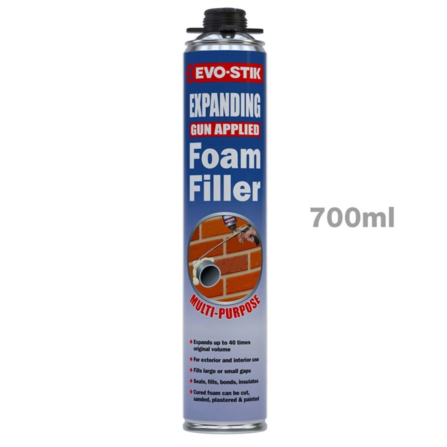 Amtech Evo-Stik Gun-Applied Expanding Polyurethane Foam Filler B3 700ml