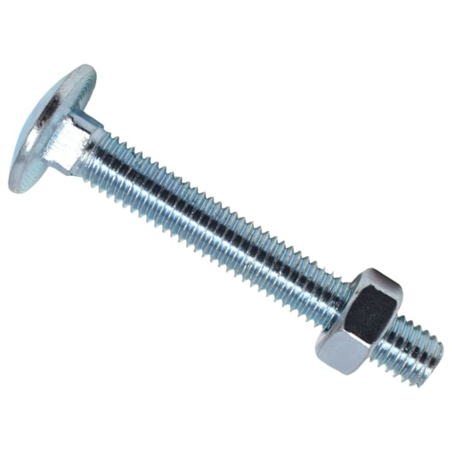 METALMATE Cup Square Hex Bolt & Nut Zp M8 x 60mm Box 25