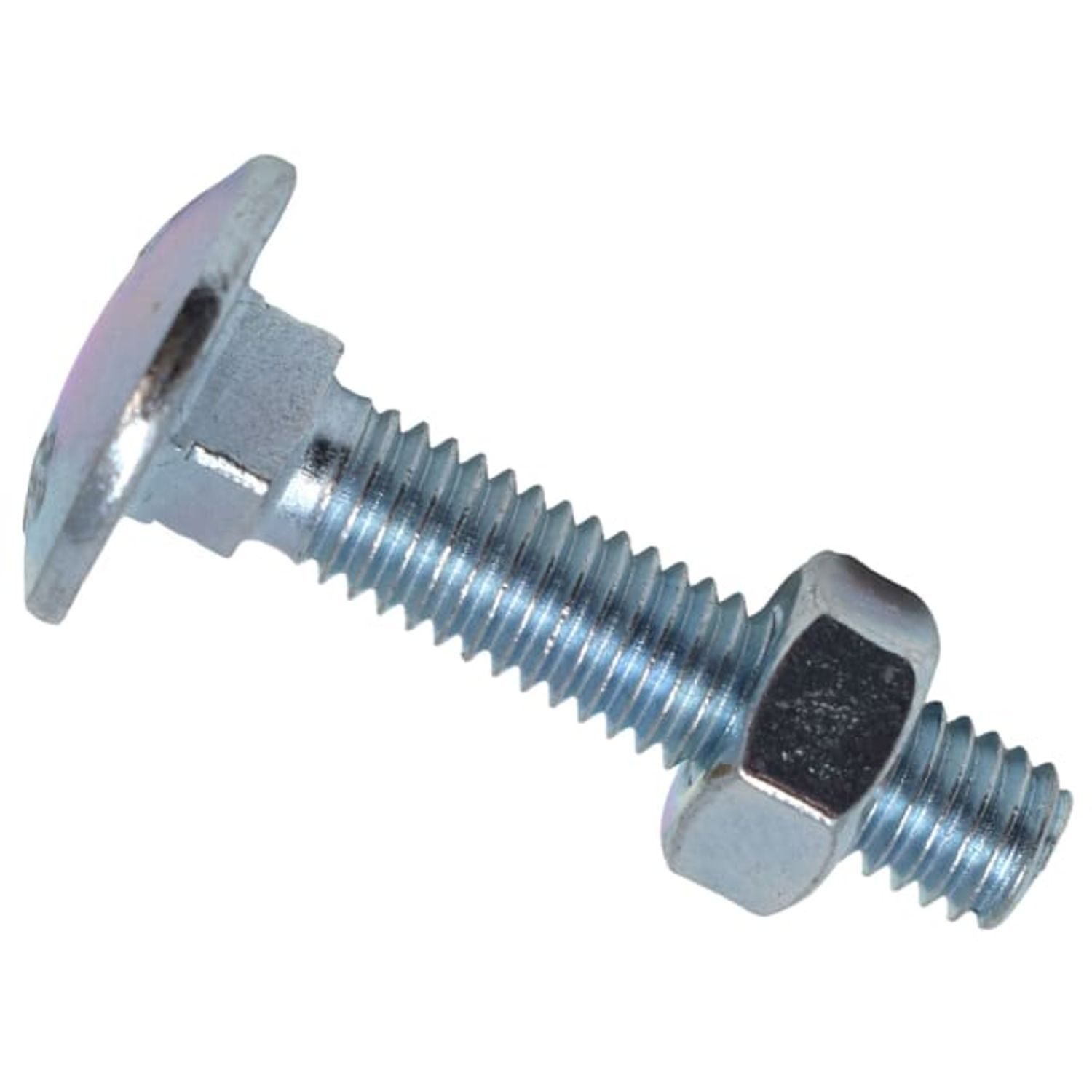 METALMATE Cup Square Hex Bolt & Nut Zp M6 x 30mm Box 50