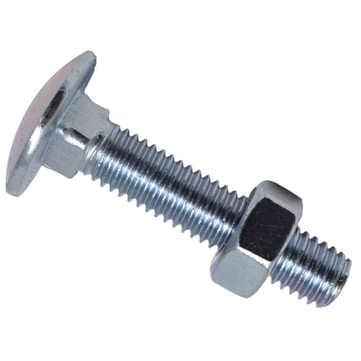 METALMATE Cup Square Hex Bolt & Nut Zp M8 x 40mm Box 50