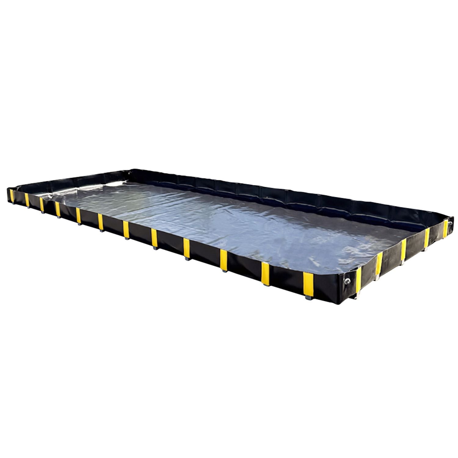 Workplace Safety Compact Portable Spill Bund with 3750L Capacity - 2500x6000x250
