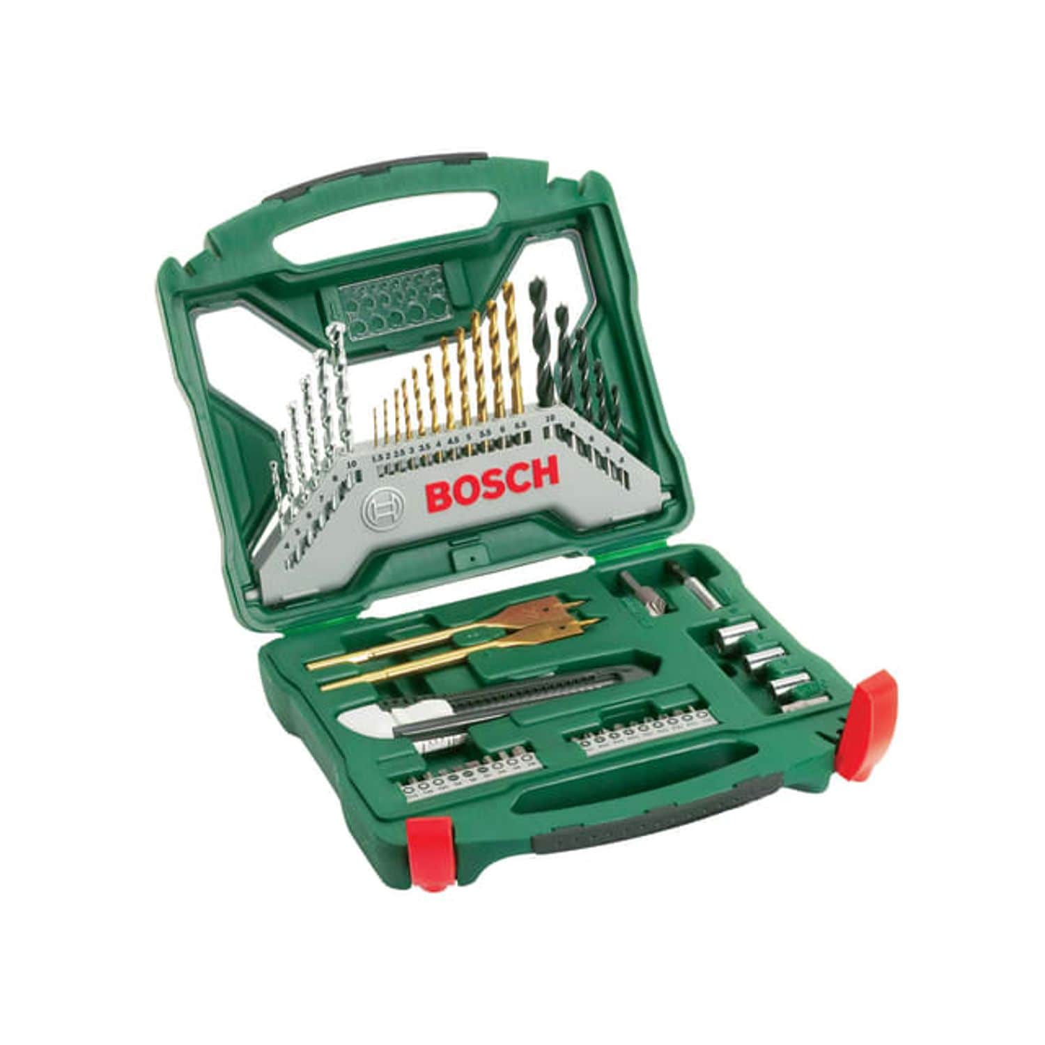 Bosch X-Line Titanium Drill and Screwdriver Bit Set - 50 Piece