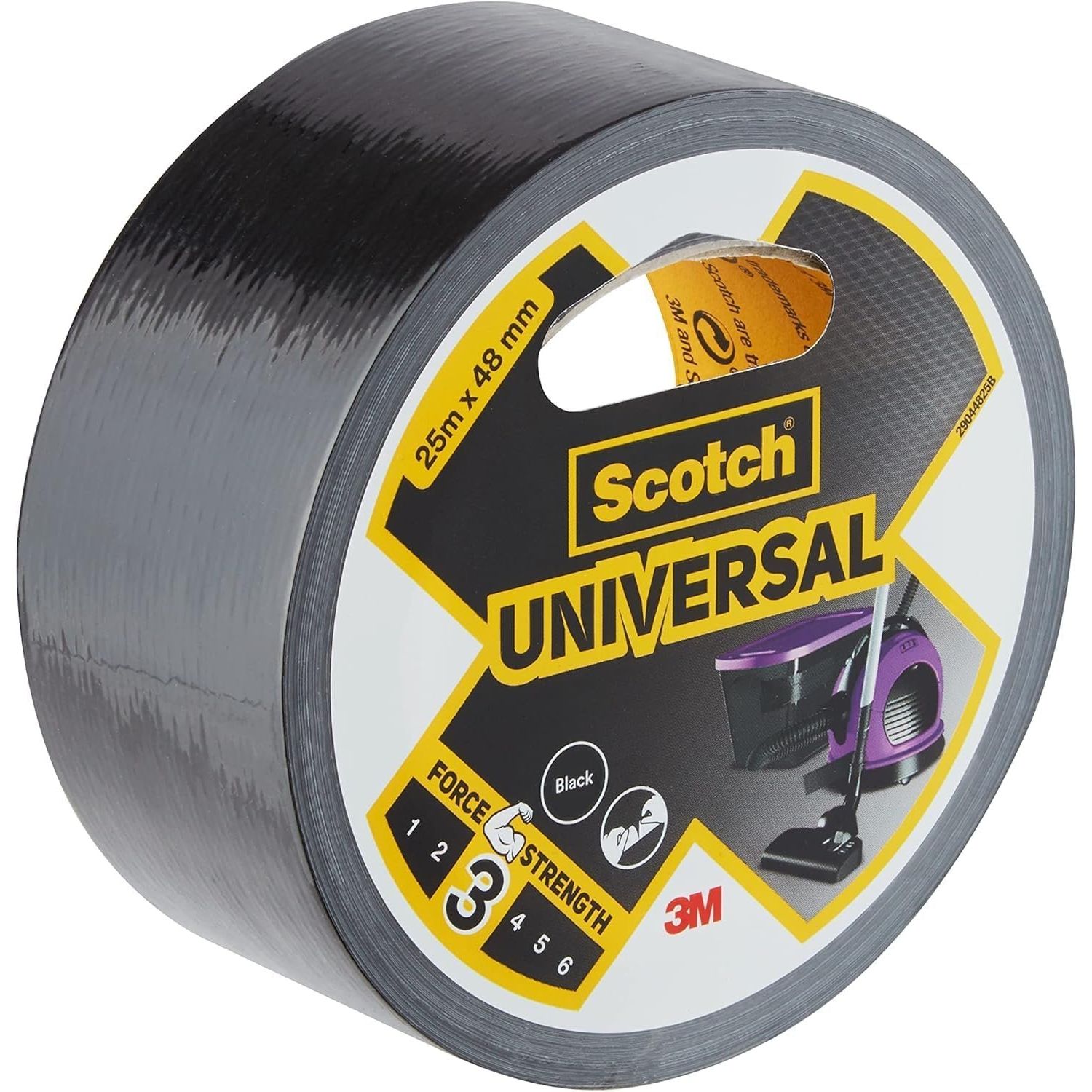 Scotch Extremium Universal Duct Tape Black 48mm x 50m (Roll)