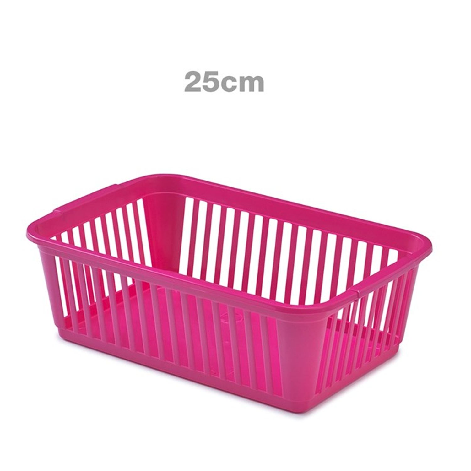 Whitefurze 25cm Handy Basket Pink