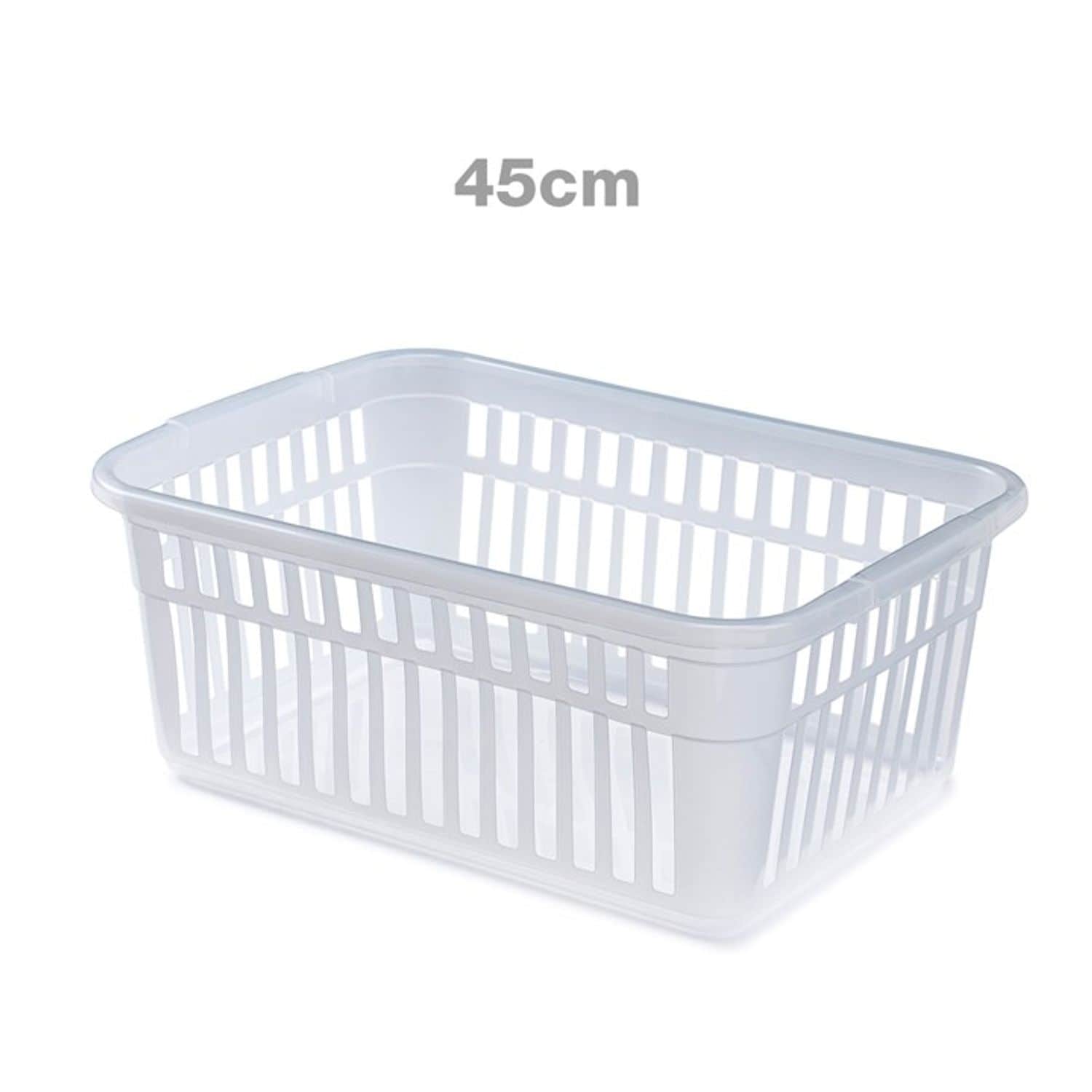 Whitefurze 45cm Handy Basket Clear