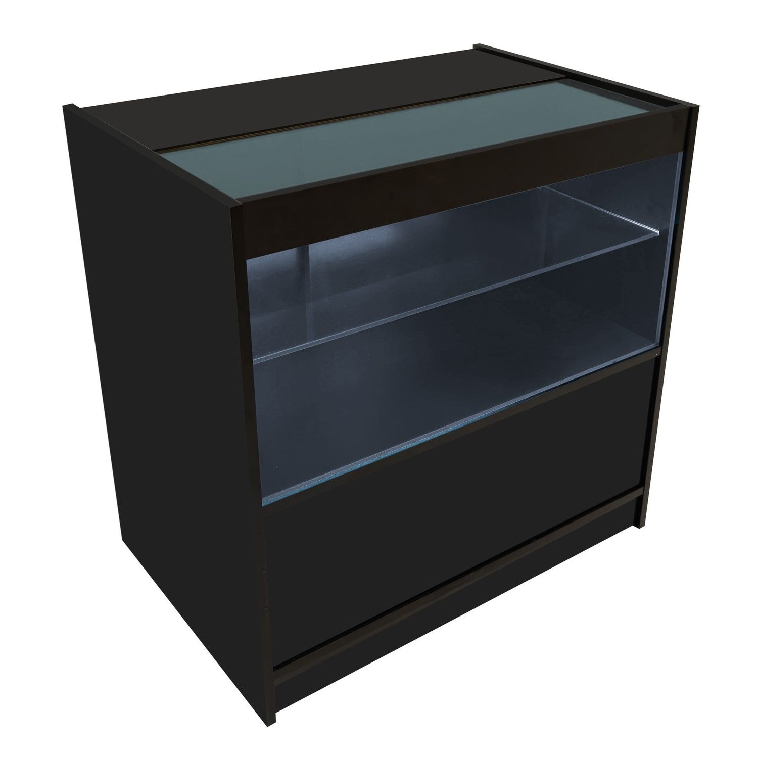 MonsterShop Led Retail Shop Counter C900 - Black
