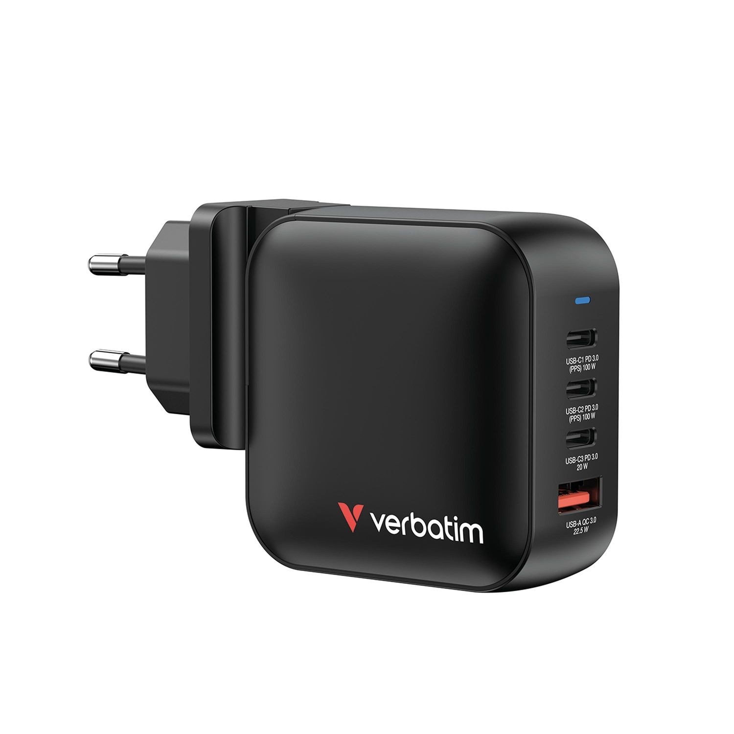 Verbatim Mini GaN Wall Charger 100W 4 Port