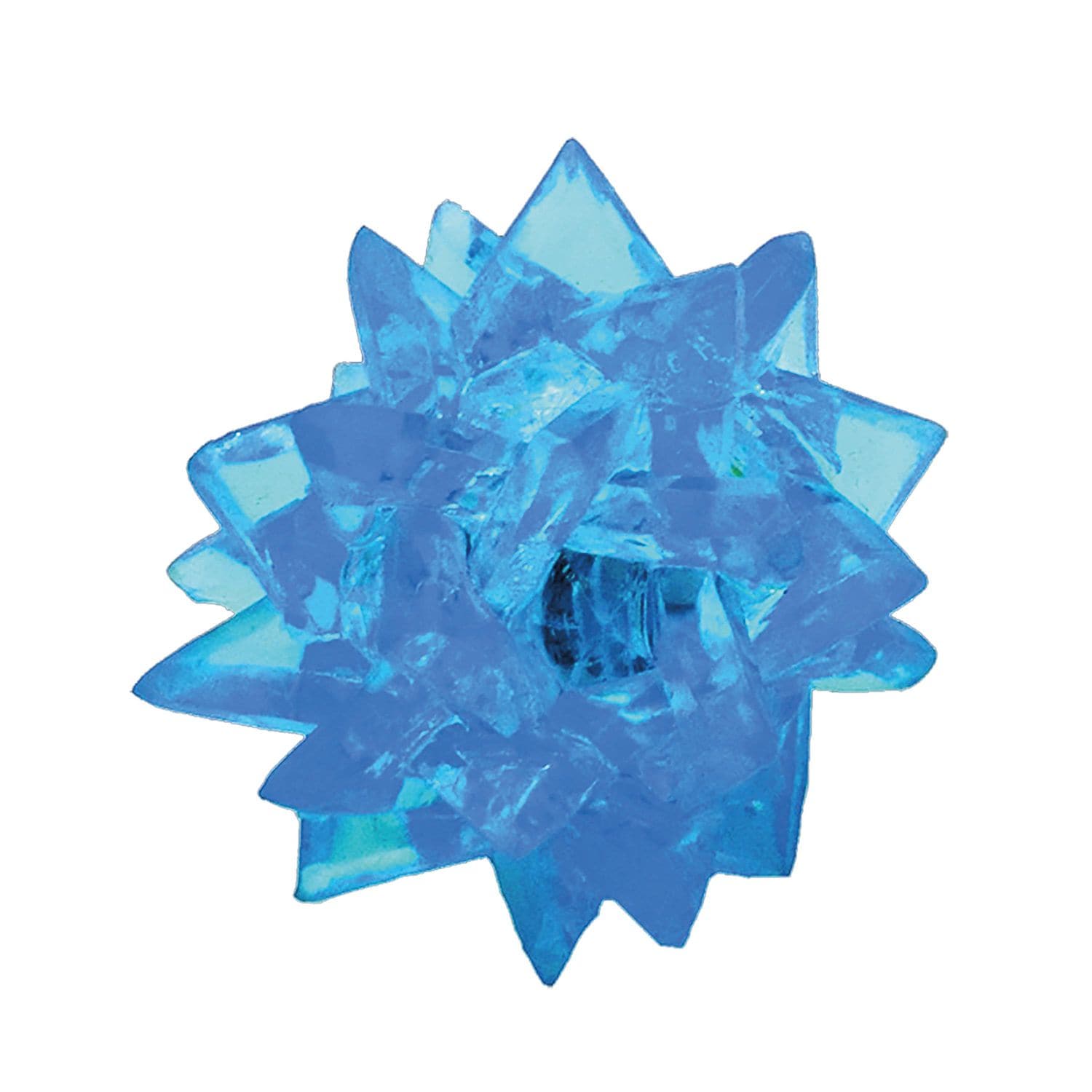 Flashing LED Crystal Shaped Ball Light 60mm Diameter Battery Operated