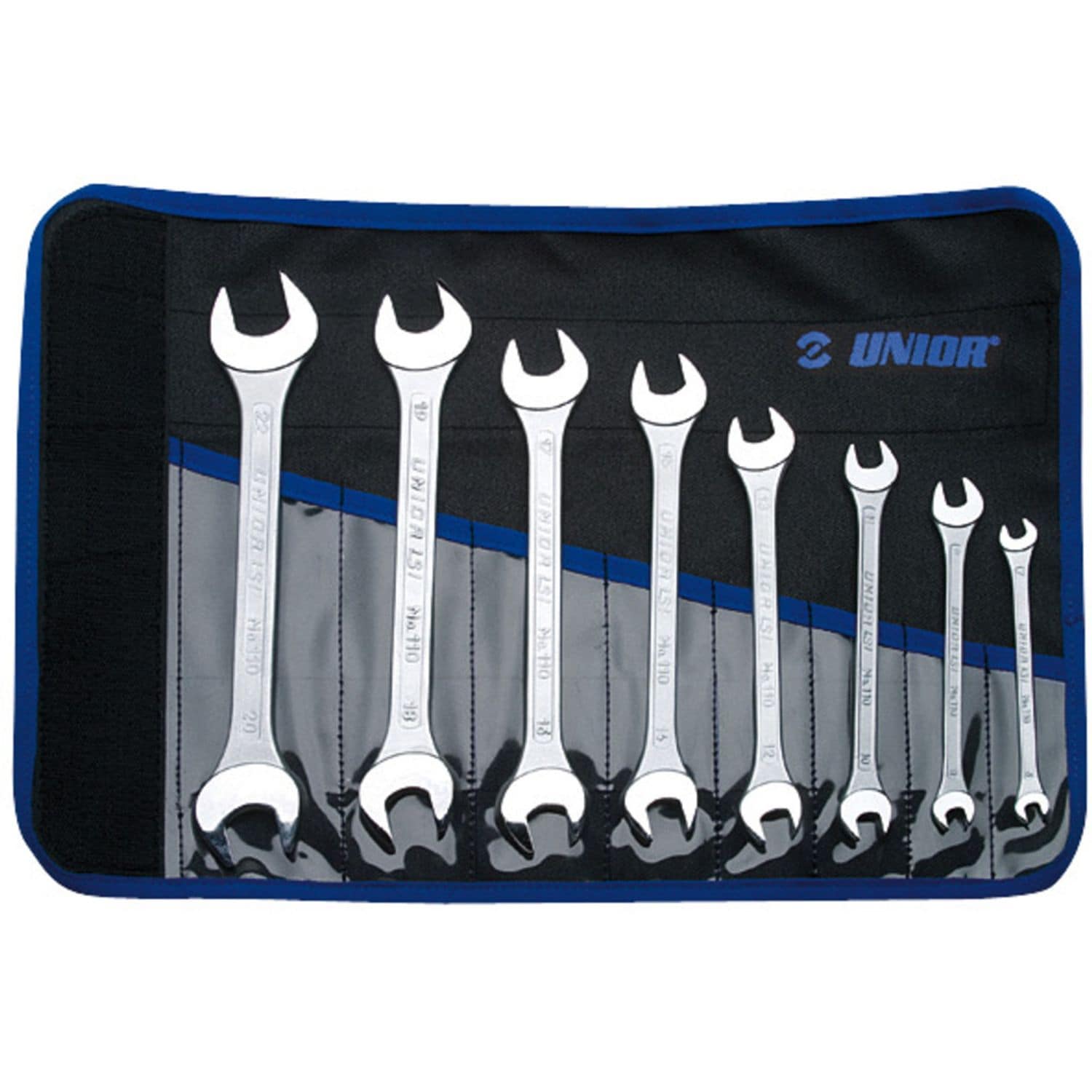 Unior Set of Open End Wrenches In Bag, 6 - 22/8 - 615465
