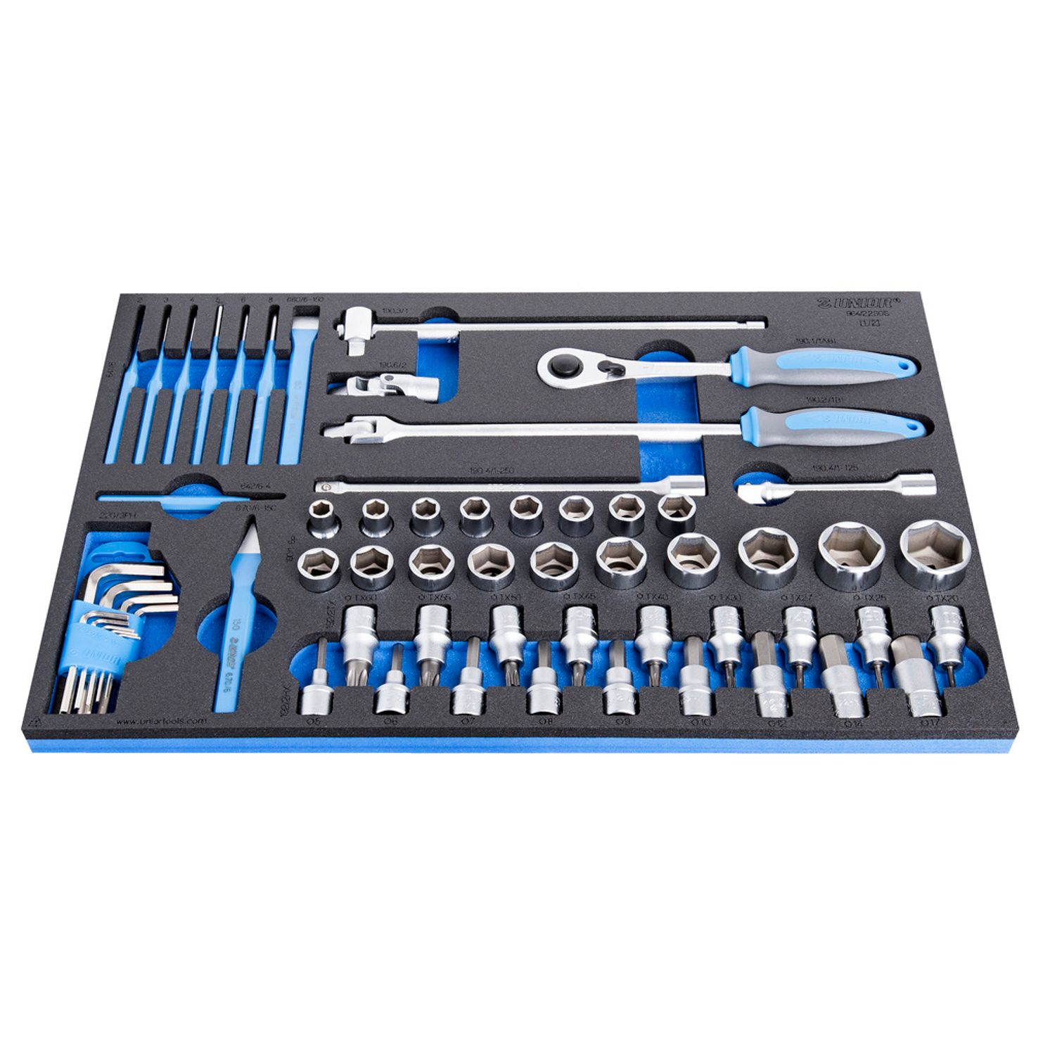 Unior Tool Set In SOS Tool Tray, /60 - 621077