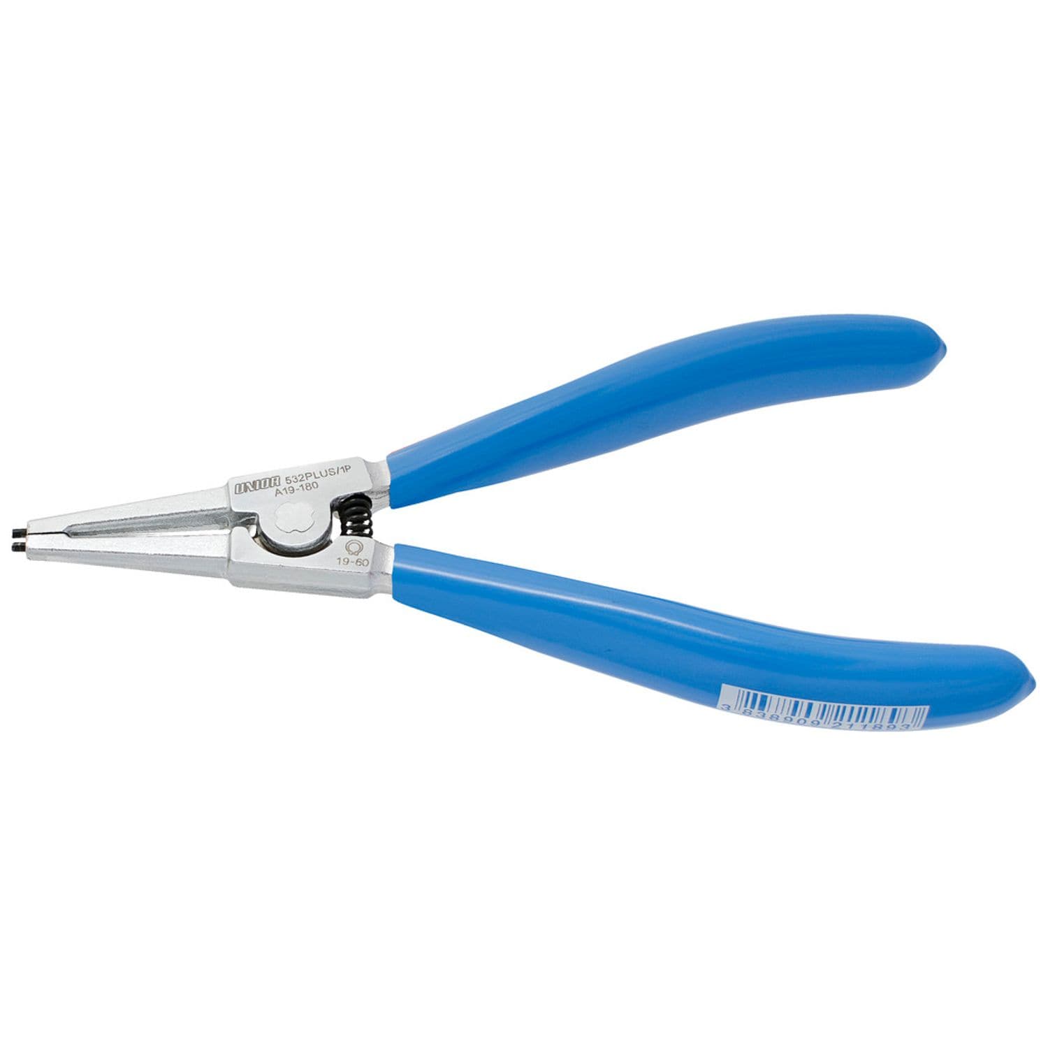 Unior External Lock Rings Pliers, Straight, 140 x 10 - 25 - 621188