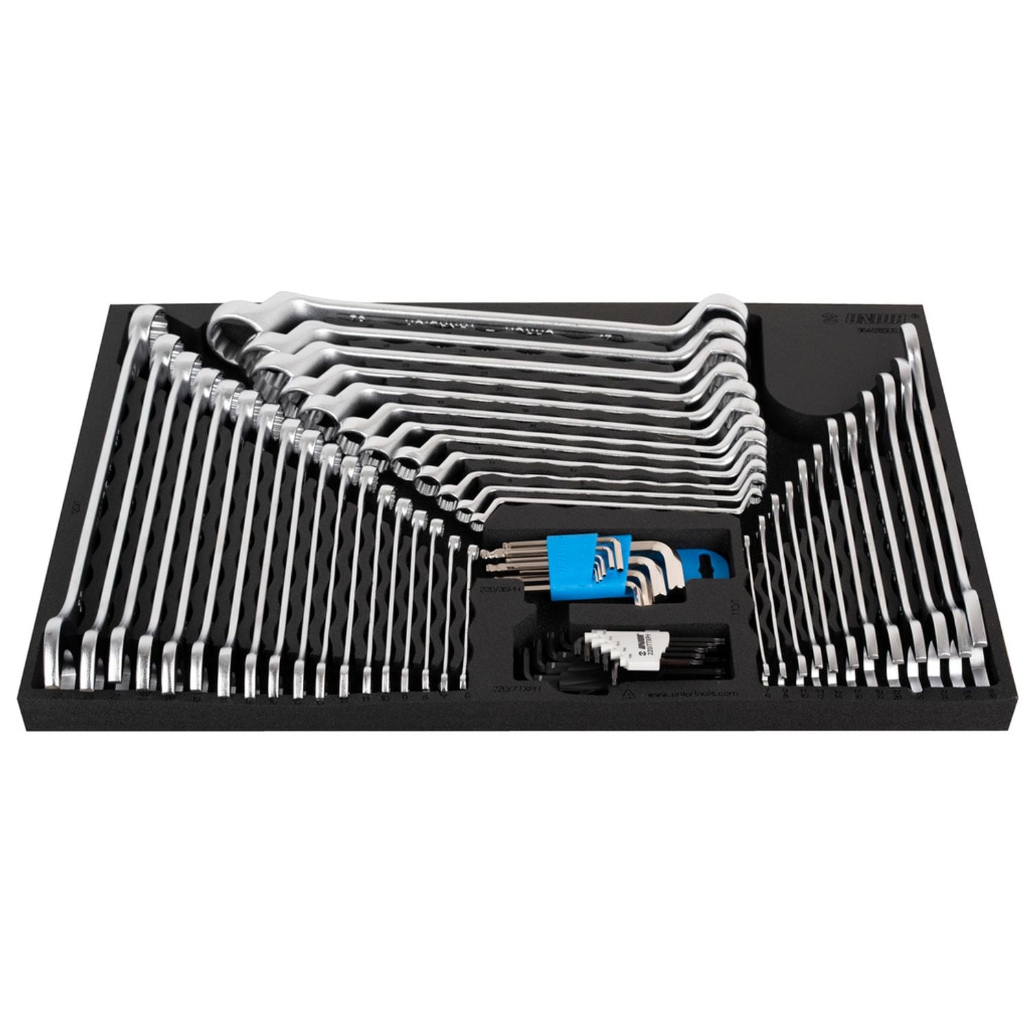 Unior Set of Wrenches In SOS Tool Tray, /59 - 621387
