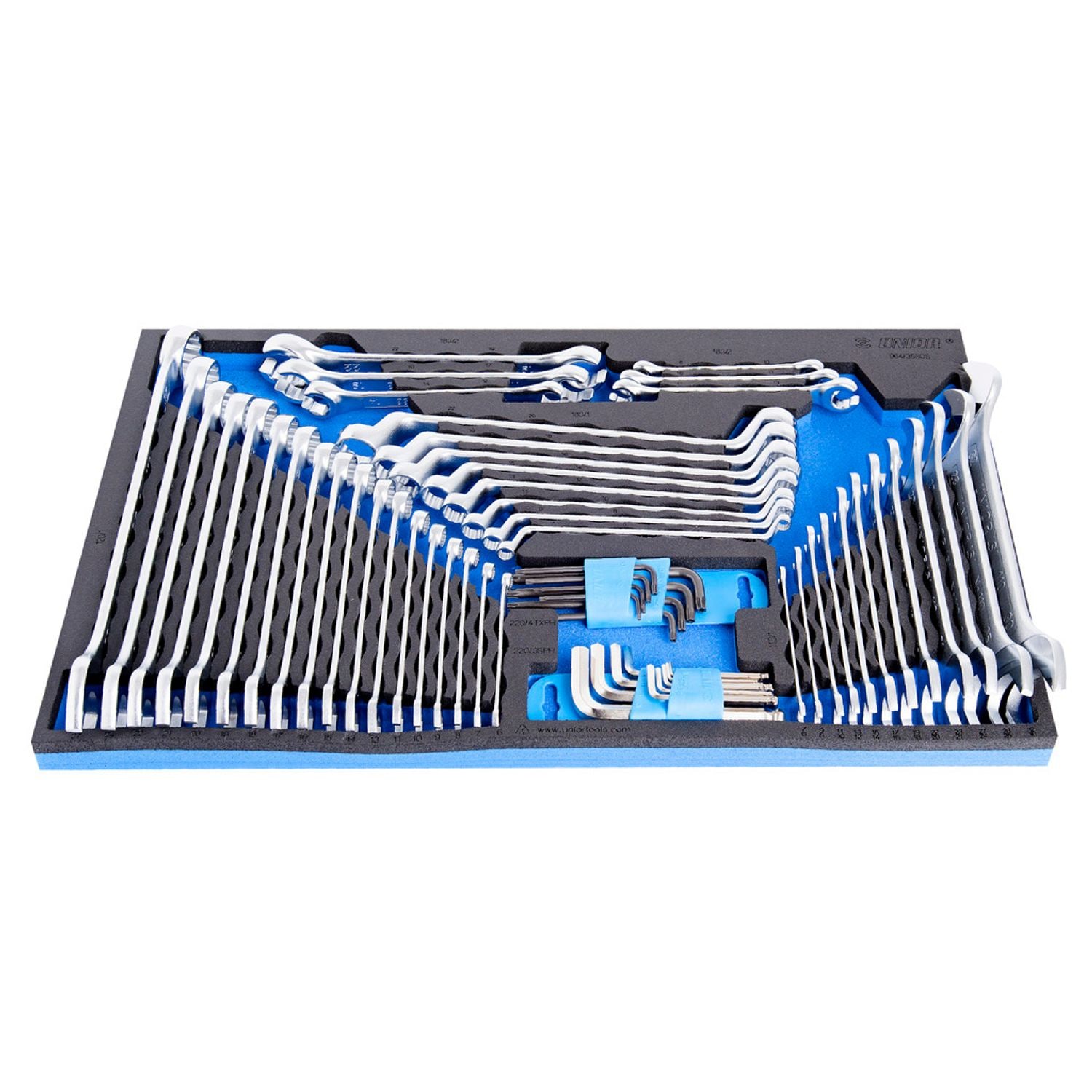 Unior Set of Wrenches In SOS Tool Tray, /61 - 621394
