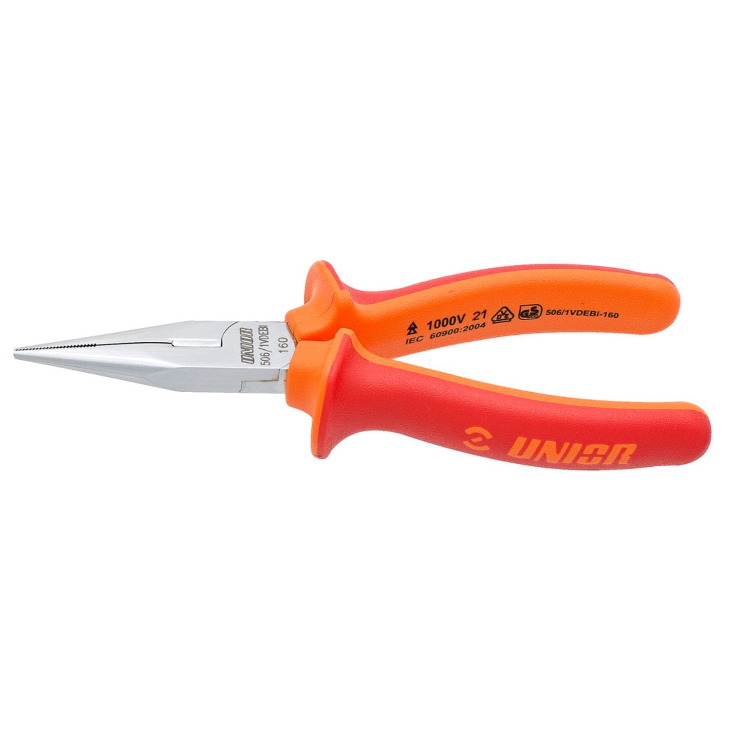 Unior Long Nose Pliers with Side Cutter, 160 - 610435