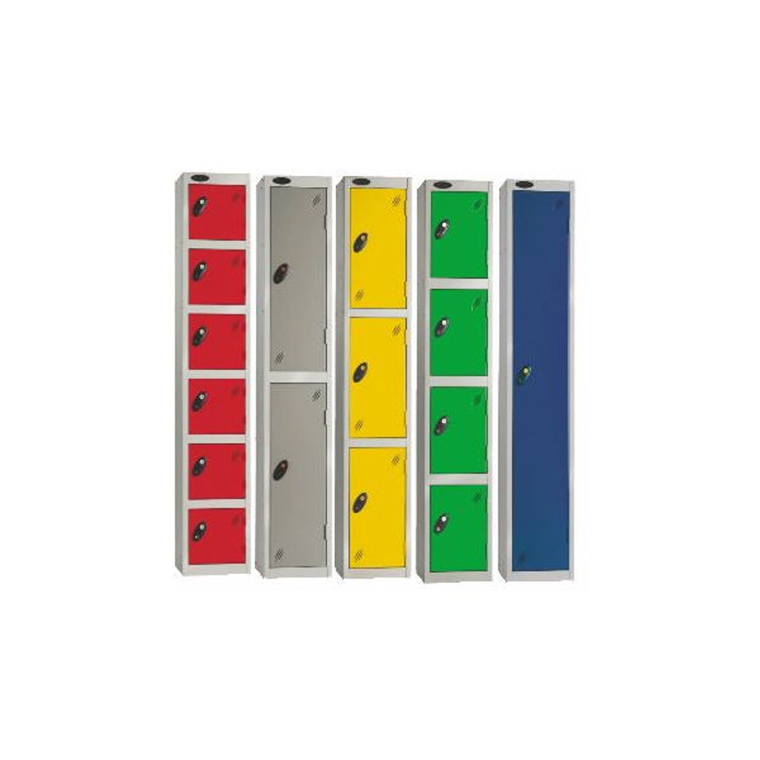 Conex Consumables Locker Unit 4 Door Yellow - 777604-YW