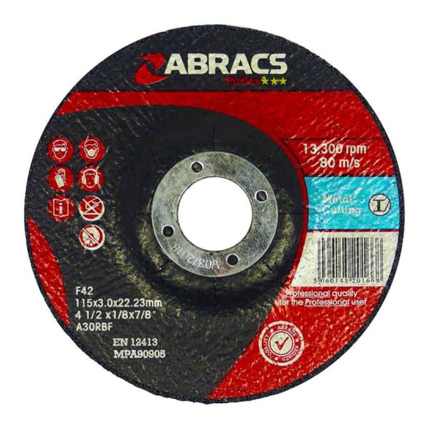 Conex Consumables Metal Cutting Discs 125X3MM, dc - D30803