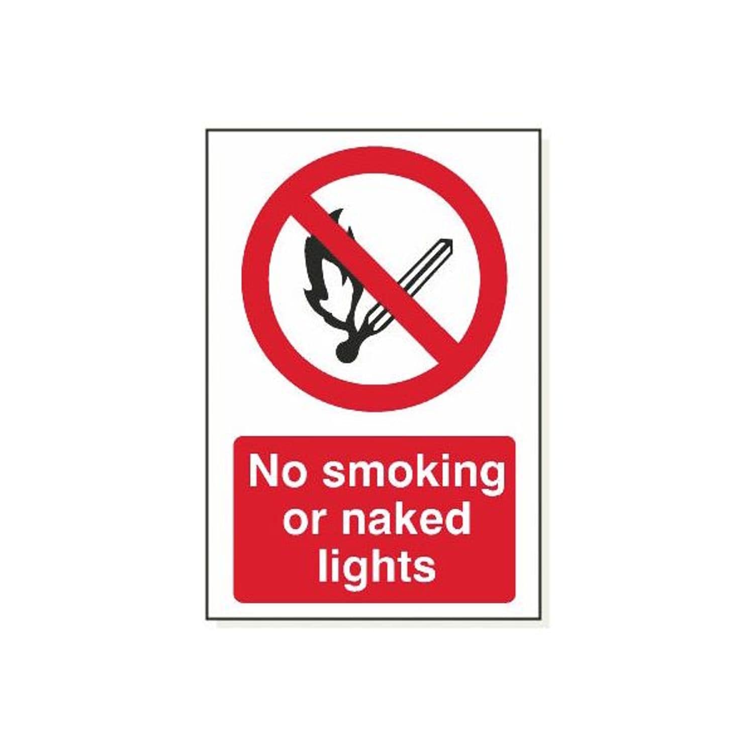 Conex Consumables No Smoking or Naked Lights S/ad - PB007A